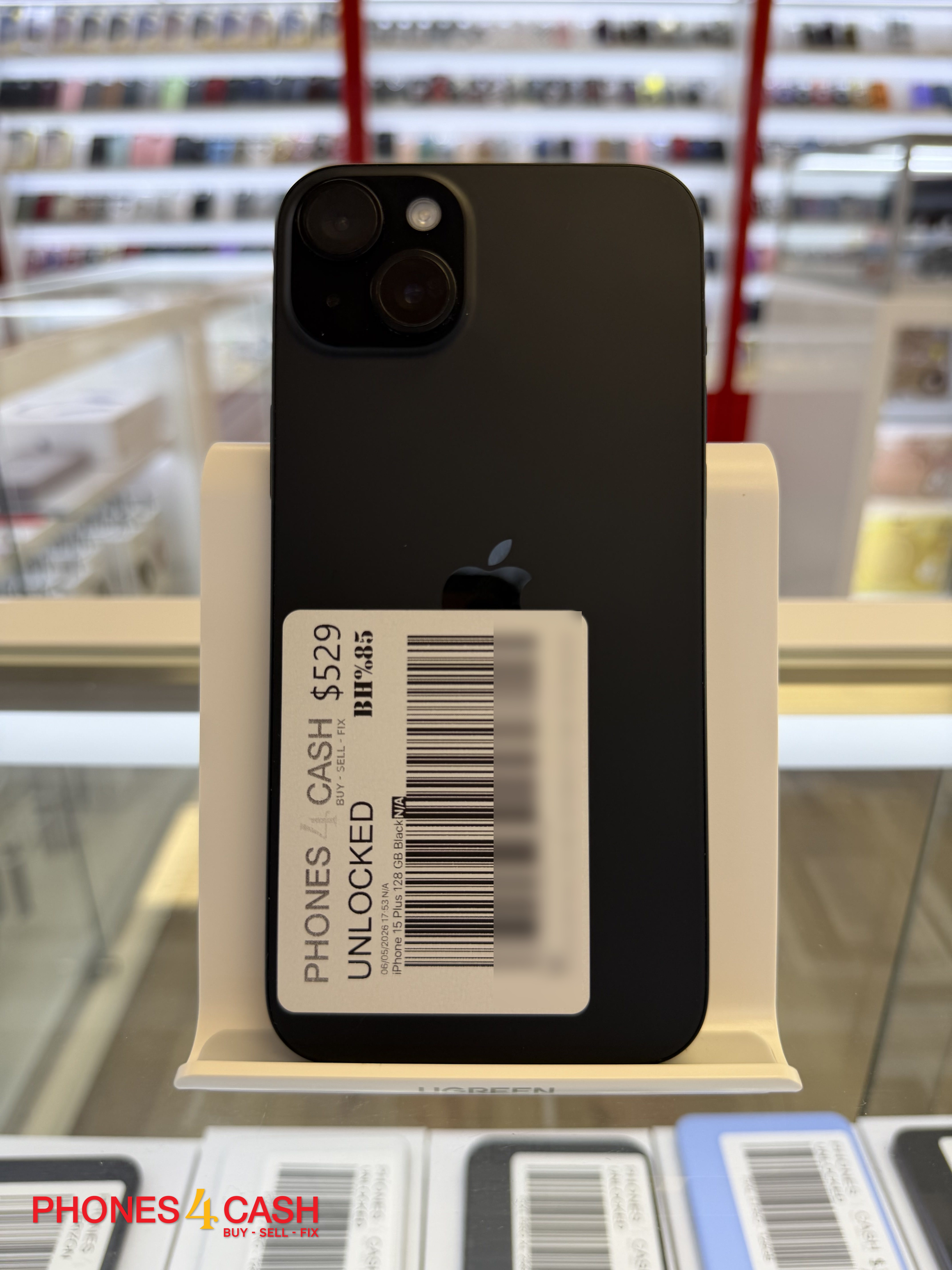iPhone 15 Plus - 128GB Black (Unlocked) - photo 1