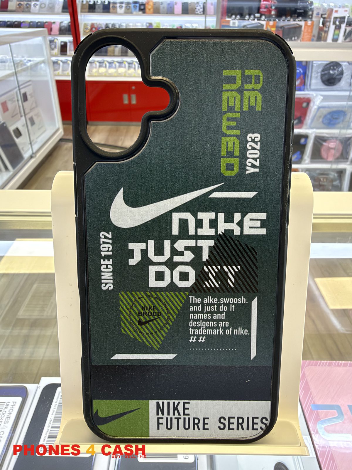 iPhone 16 Plus Case - Nike Just Do It Green