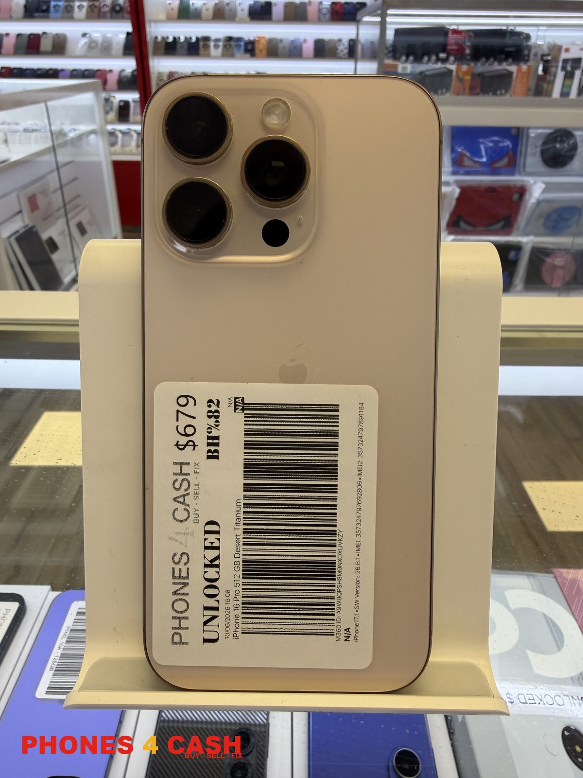iPhone 16 Pro - 512GB Desert Titanium (Unlocked)