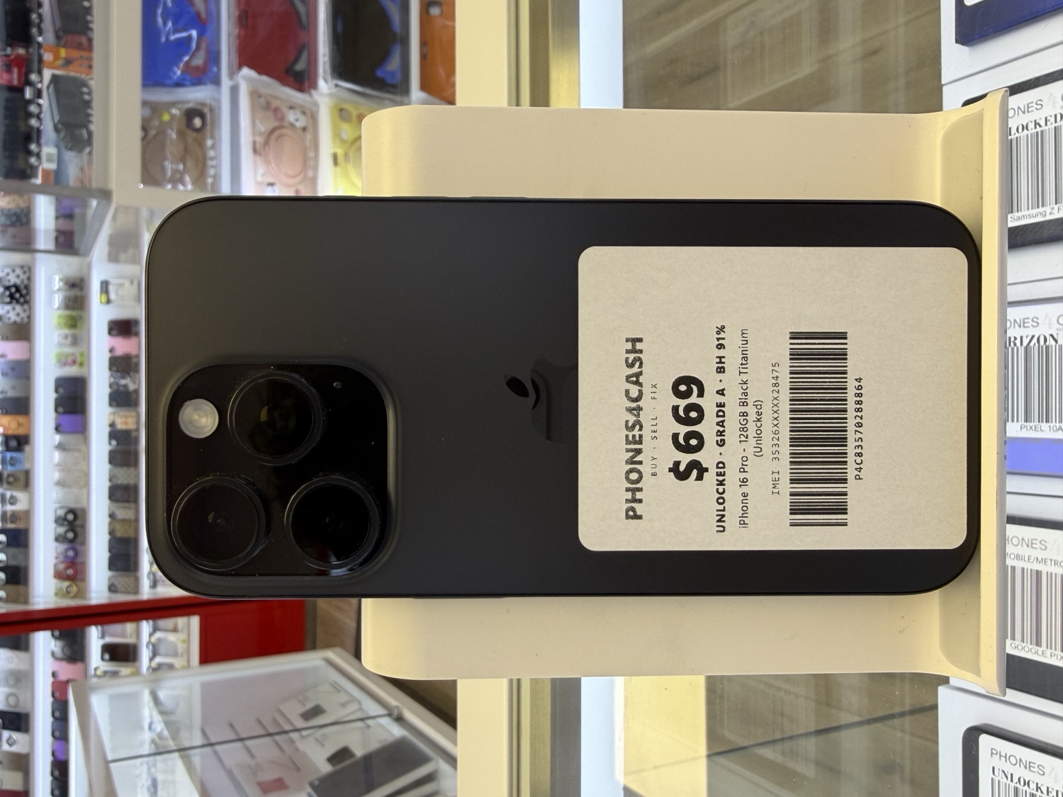 iPhone 16 Pro - 128GB Black Titanium (Unlocked)