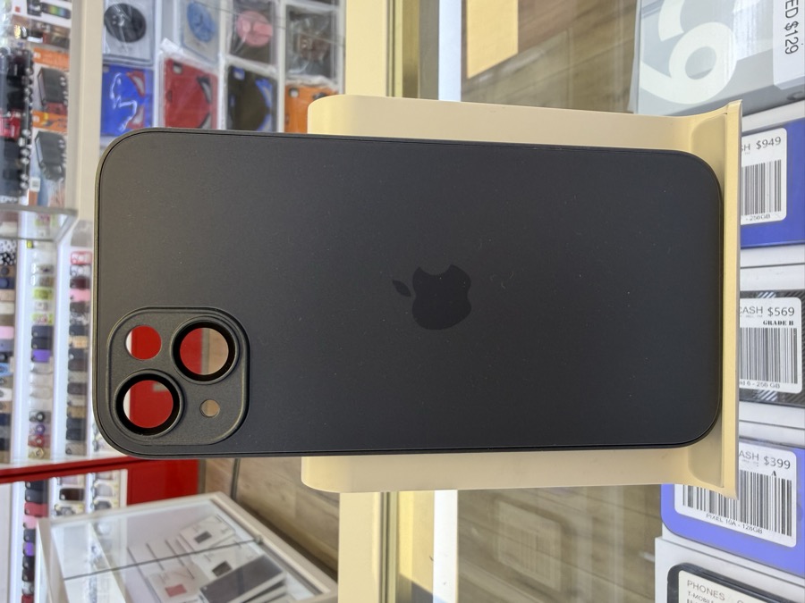 iPhone 14 & 15 Plus Case - Frosted Matte - Black
