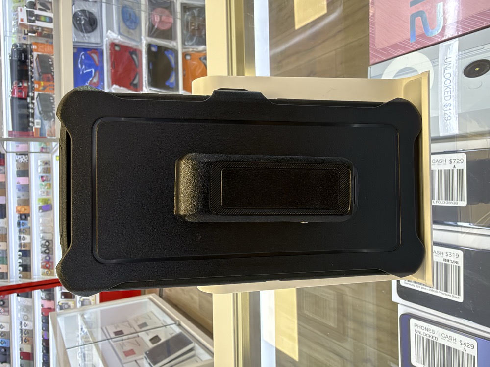 iPhone 16 Case - Rugged Holster with Belt Clip - Black
