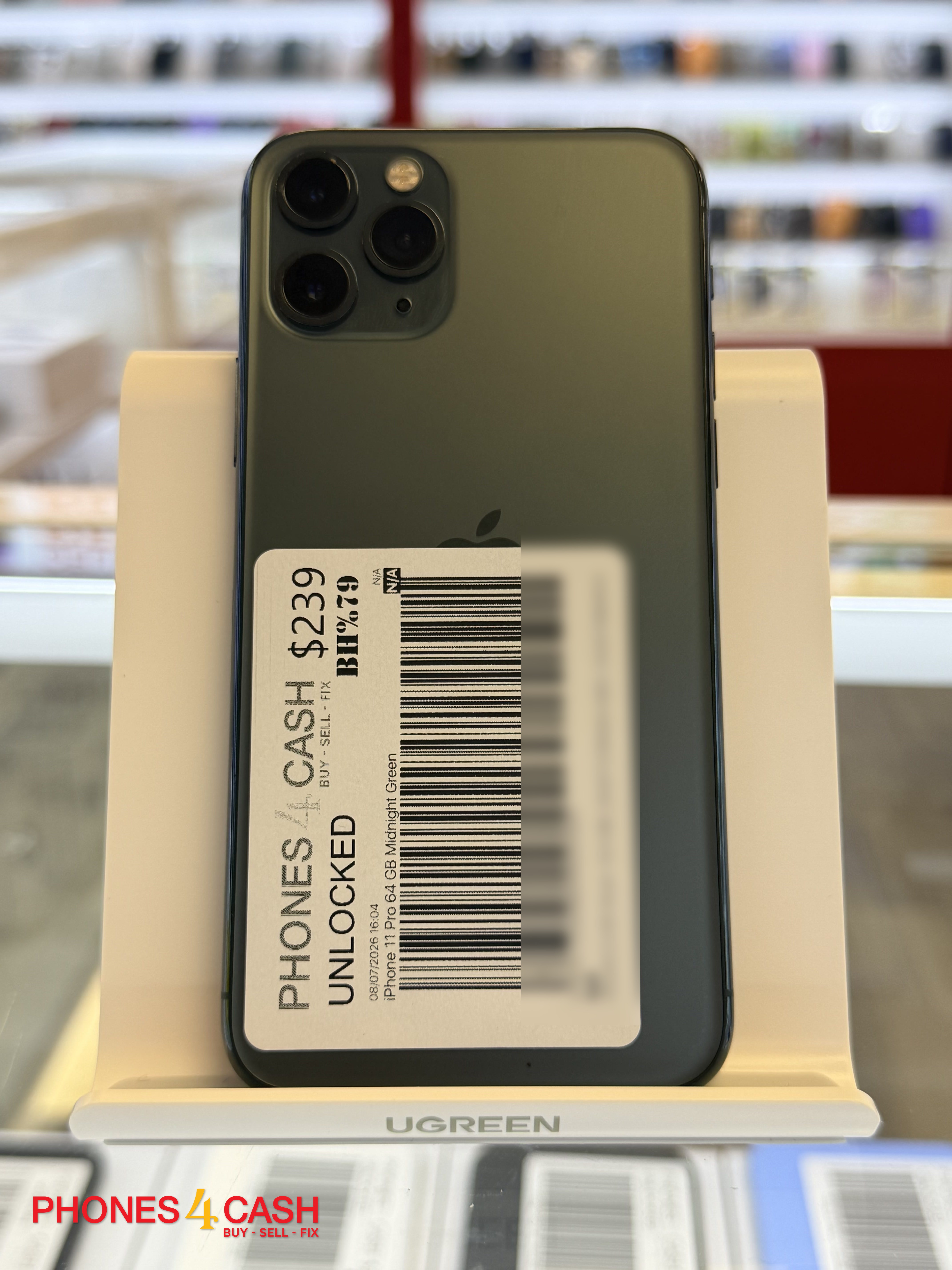 iPhone 11 Pro - 64GB Midnight Green (Unlocked) - photo 1