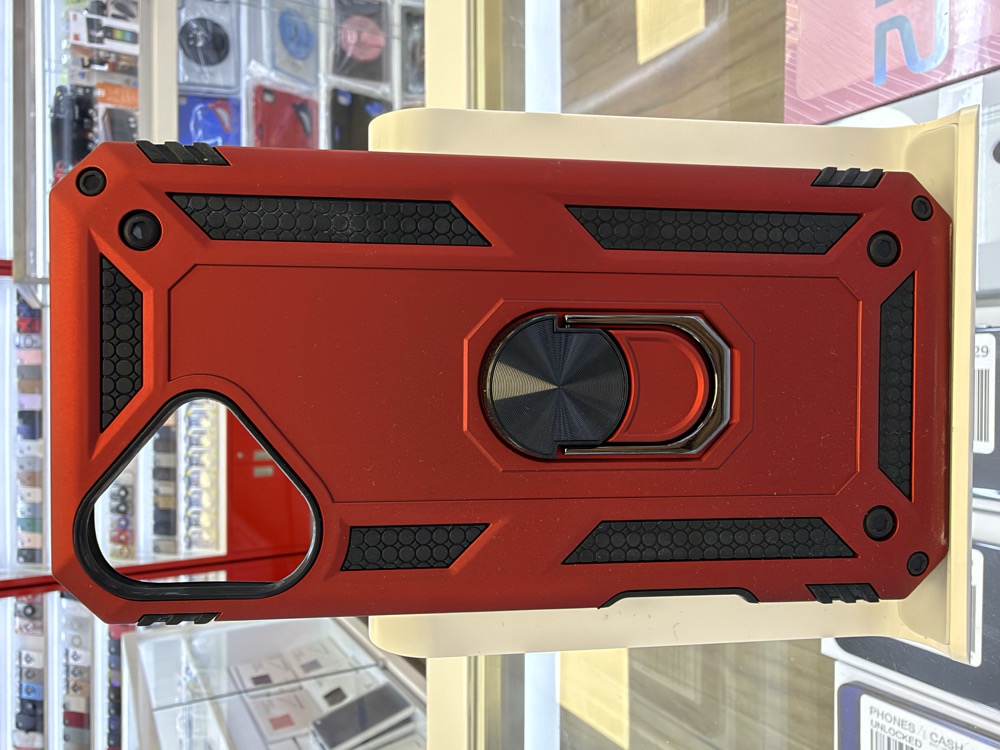 iPhone 16 Case - Armor Ring Stand - Red
