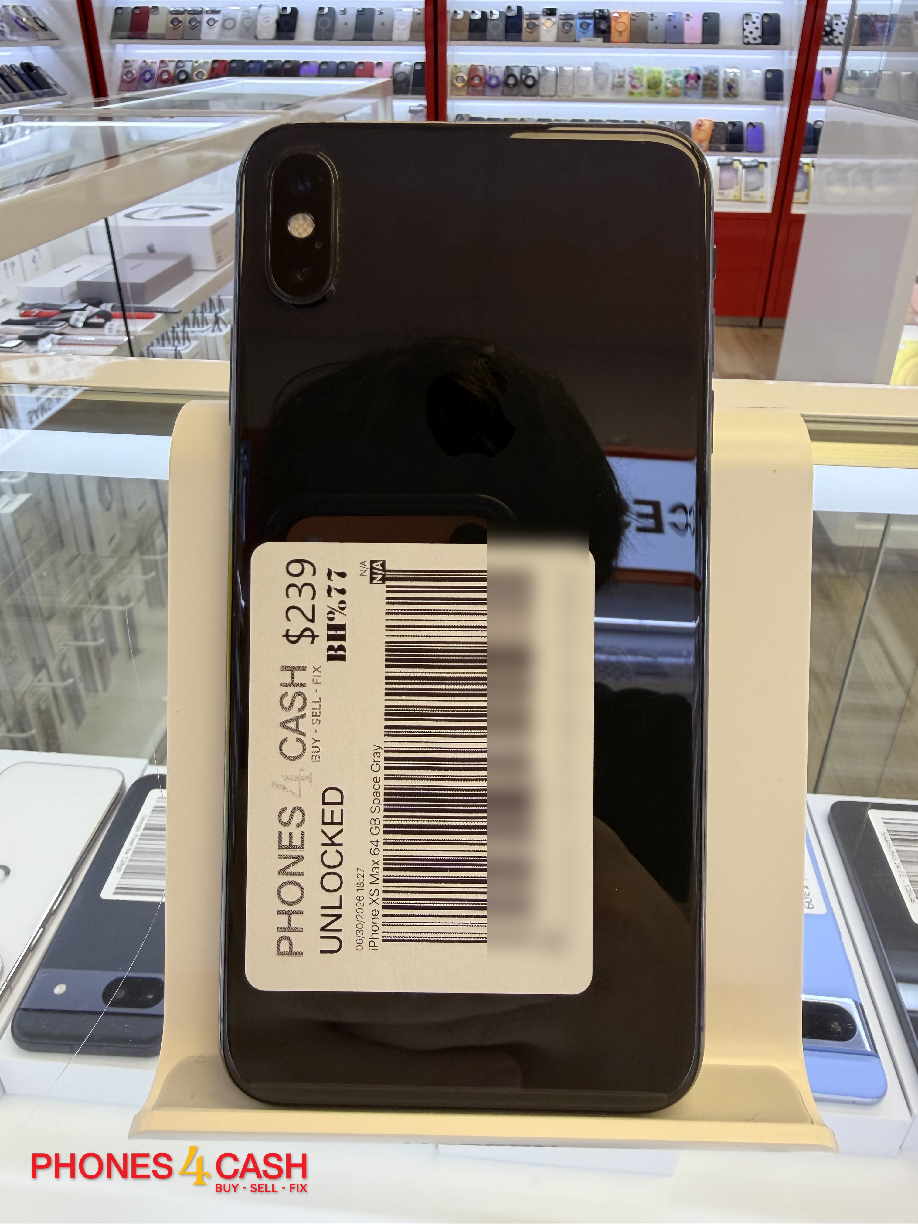 iPhone XS Max - 64GB Space Gray (Unlocked) - photo 1