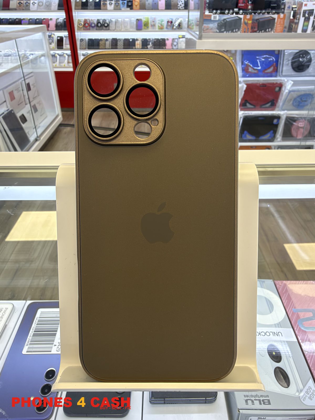 iPhone 16 Pro Max Case - Matte Gold