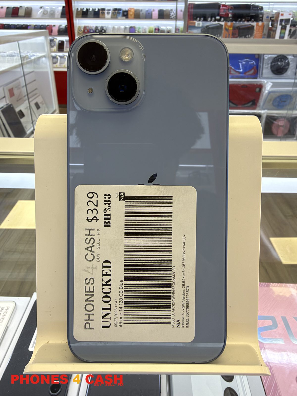 iPhone 14 - 128GB Blue (Unlocked)