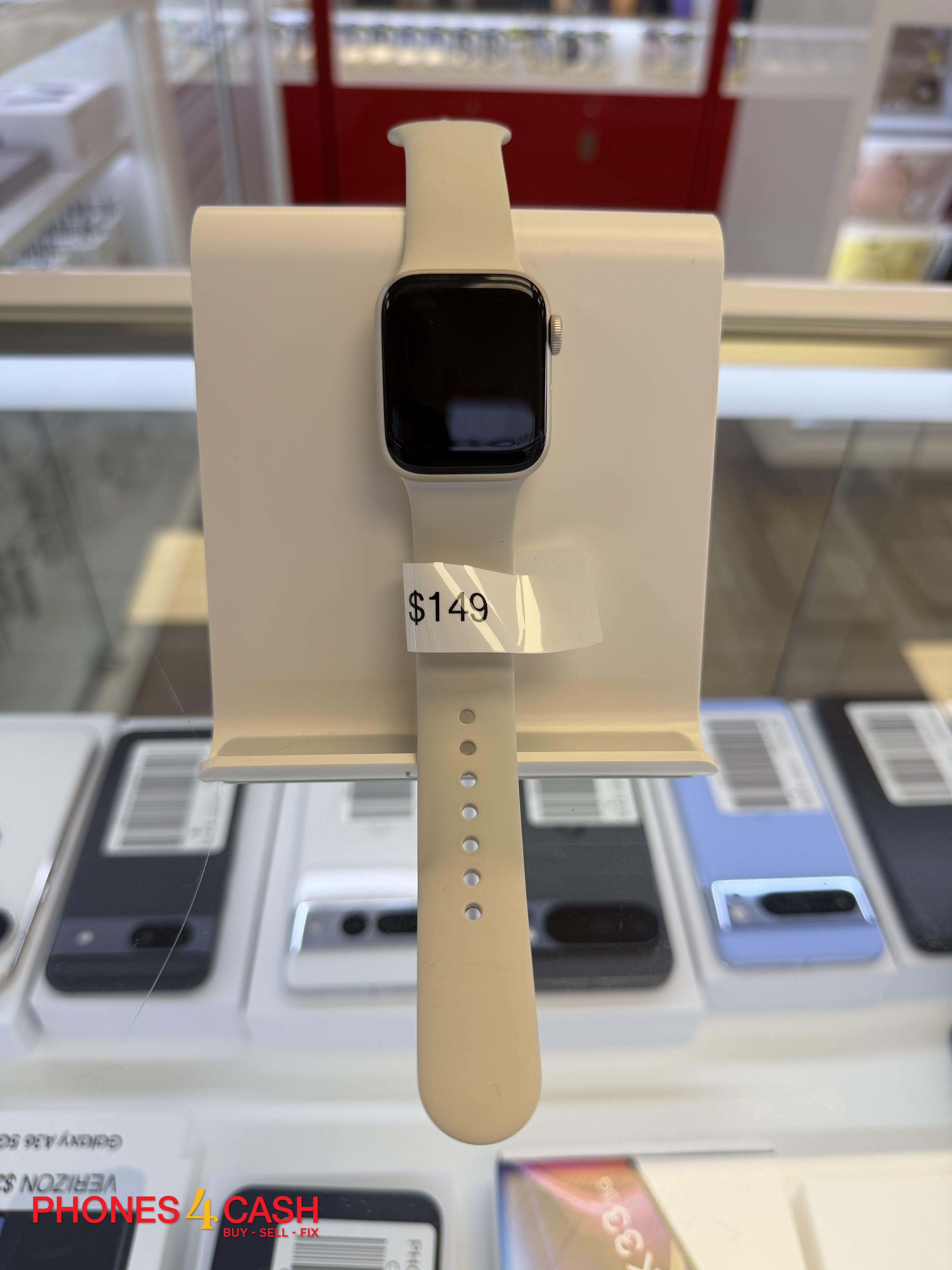 Apple Watch SE (2nd Gen) - 40mm Starlight Aluminum, Sport Band (GPS) - photo 1