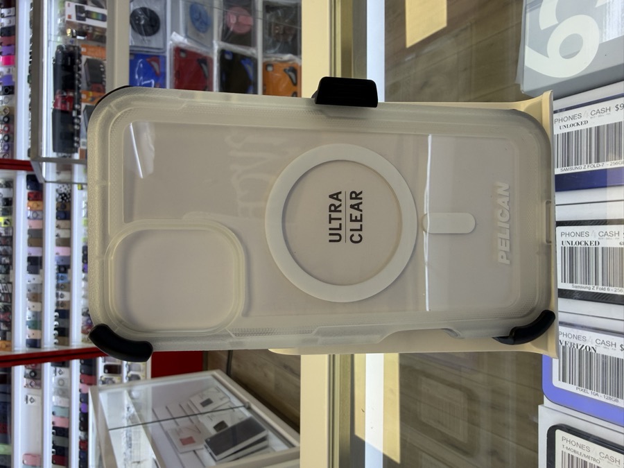 iPhone 14 & 15 Plus Case - Pelican Ultra Clear MagSafe