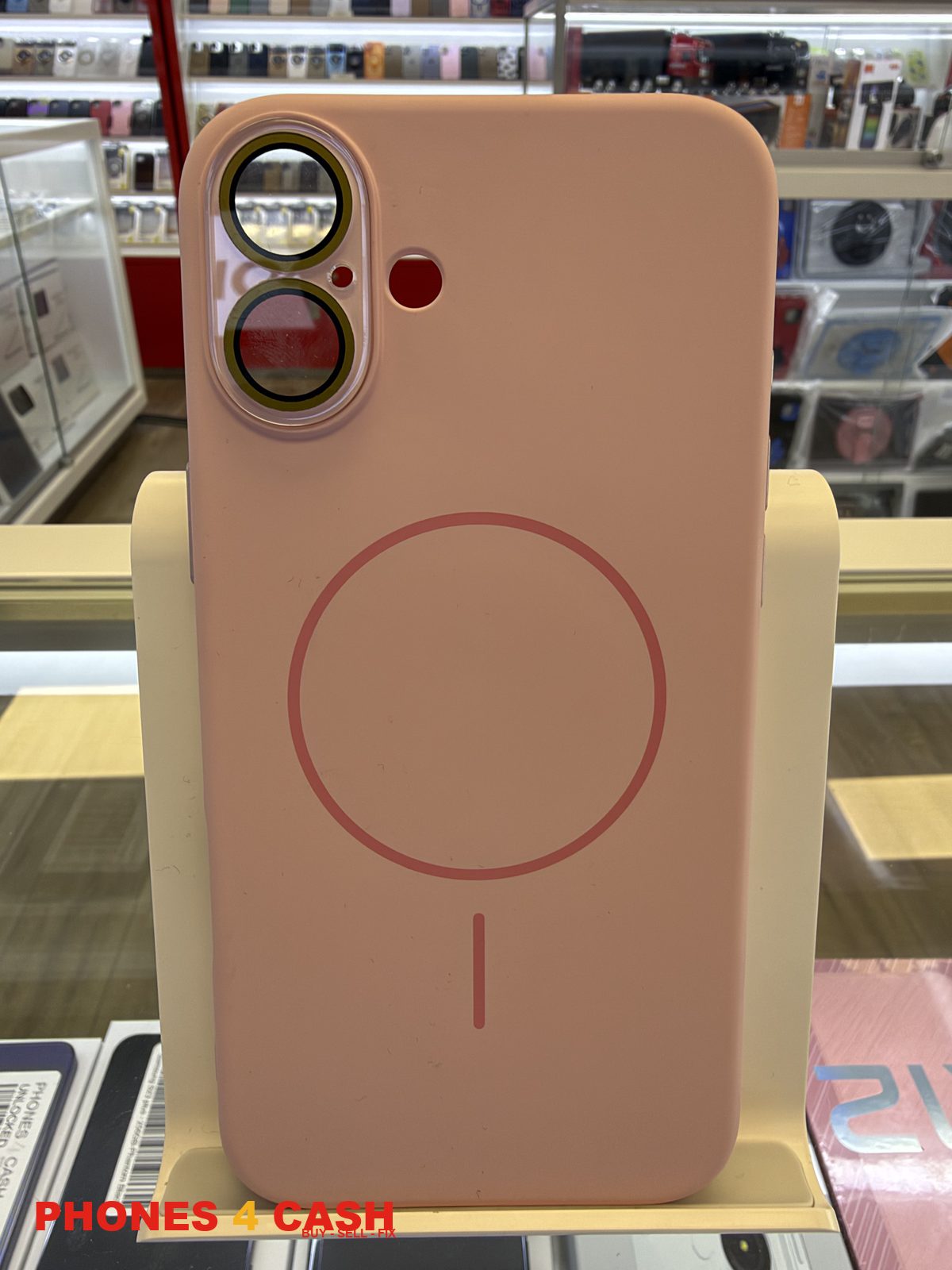 iPhone 16 Plus Case - Frosted MagSafe Pink