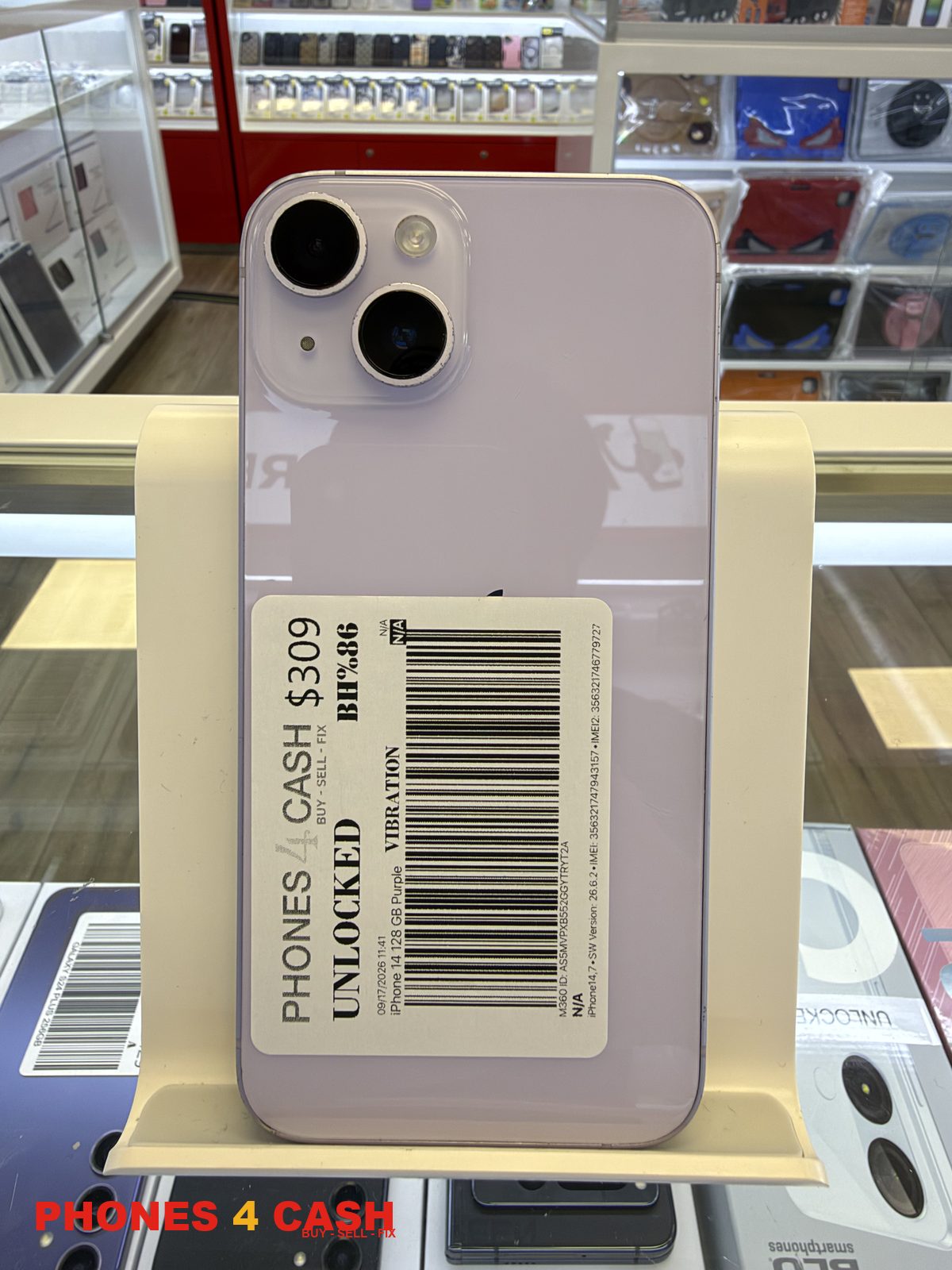 iPhone 14 - 128GB Purple (Unlocked)