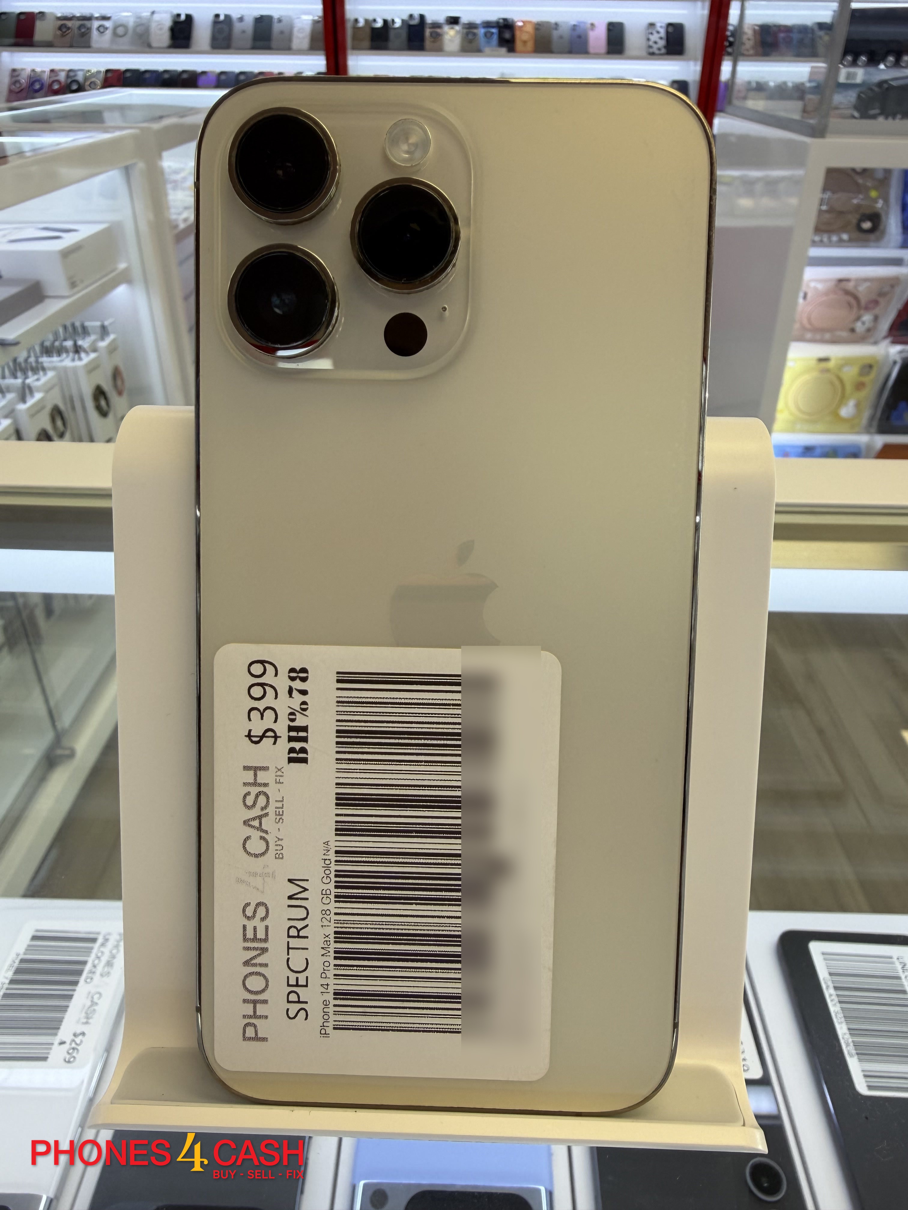 iPhone 14 Pro Max - 128GB Gold (Spectrum) - photo 1