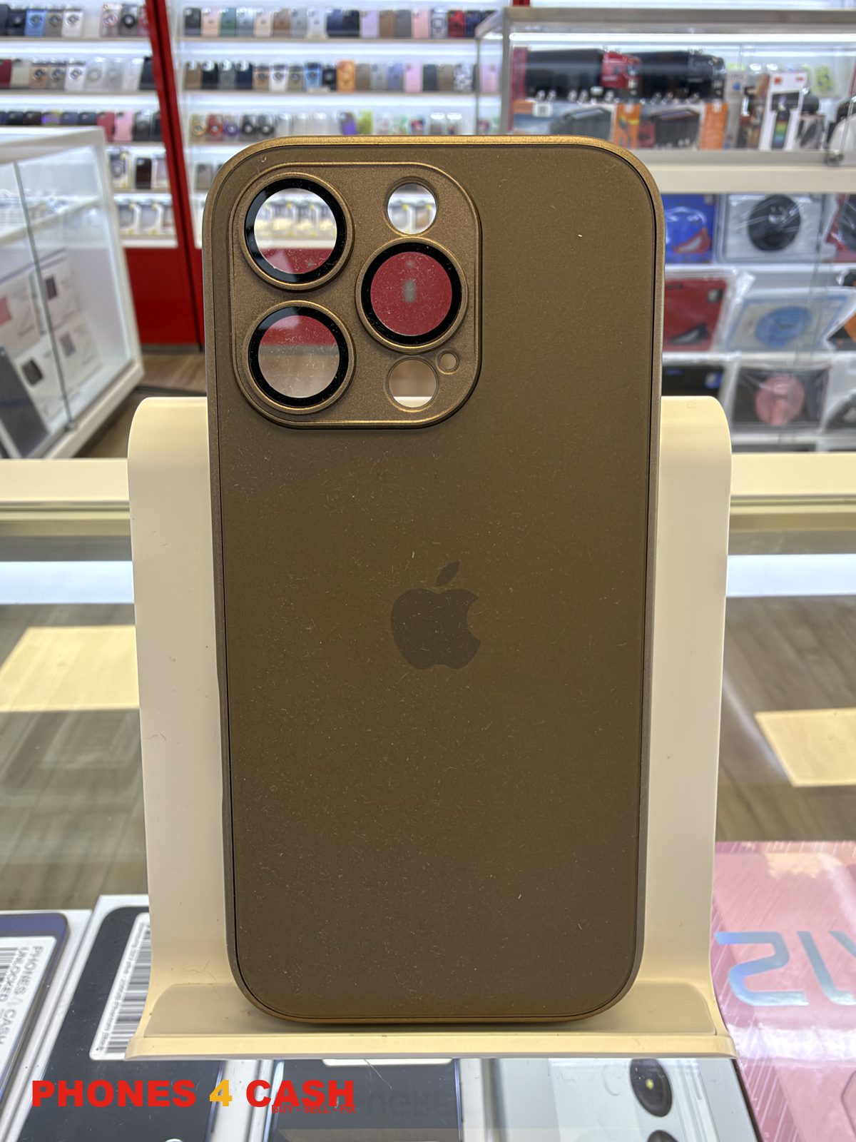 iPhone 16 Pro Case - Matte Champagne Gold