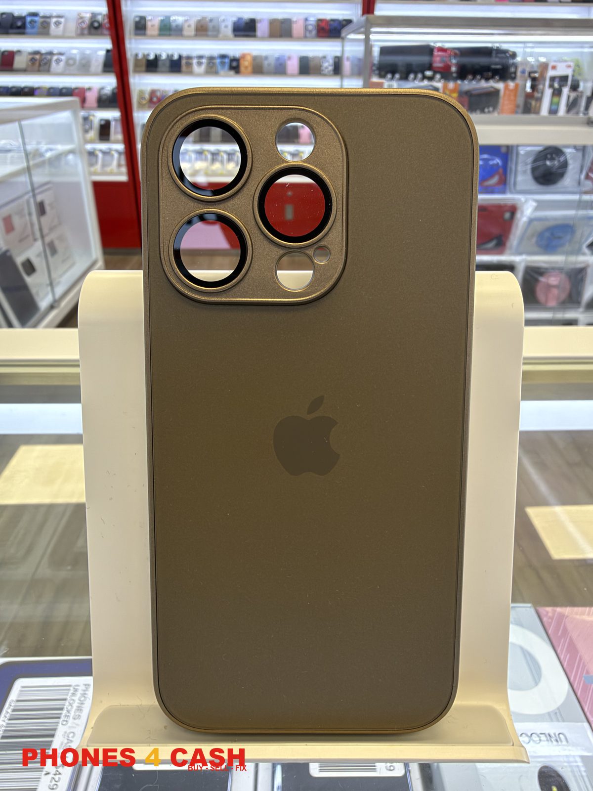 iPhone 15 Pro Case - Matte Gold