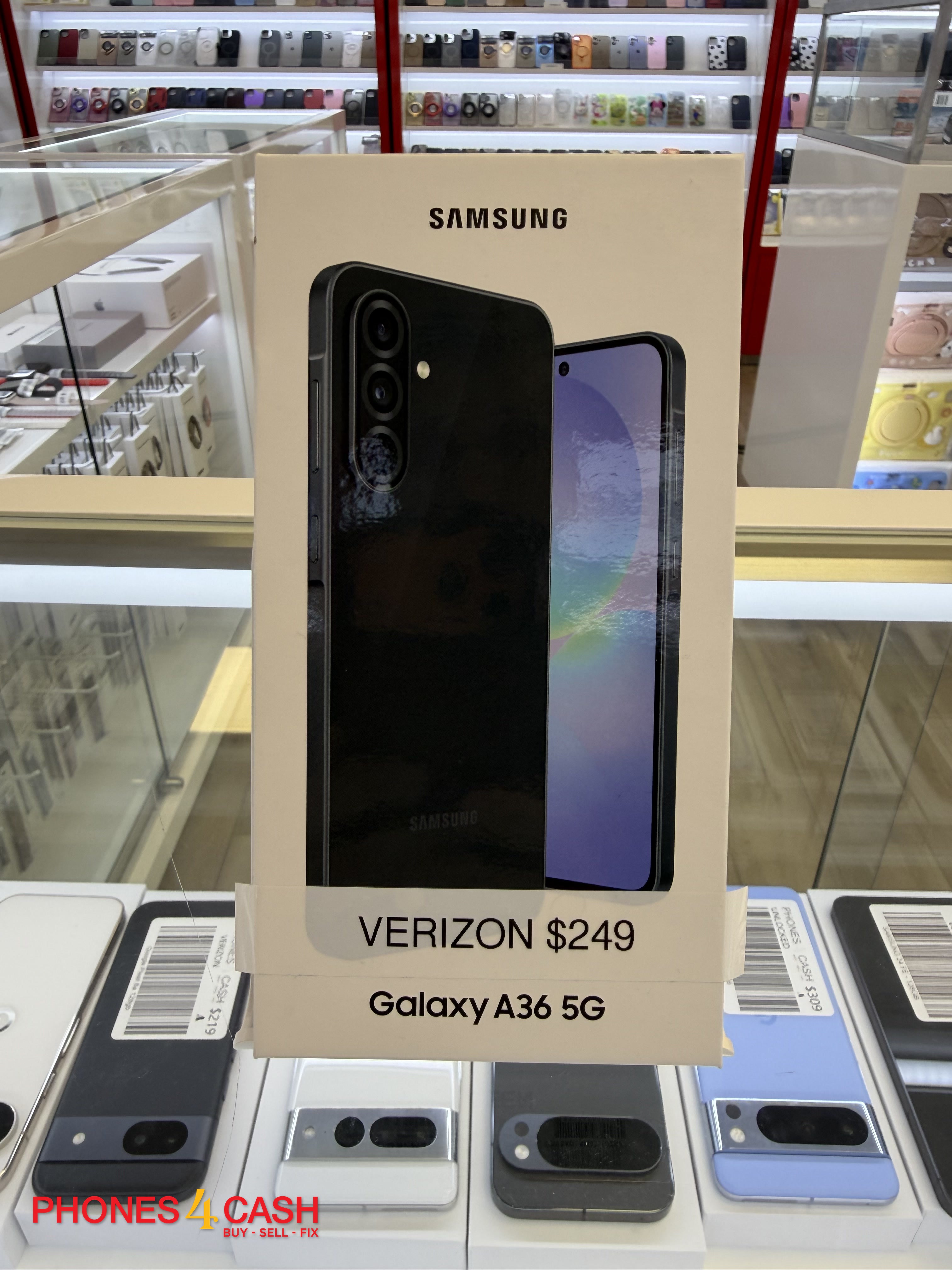 Samsung Galaxy A36 5G - 128GB Black (Verizon) - Brand New Sealed - photo 1