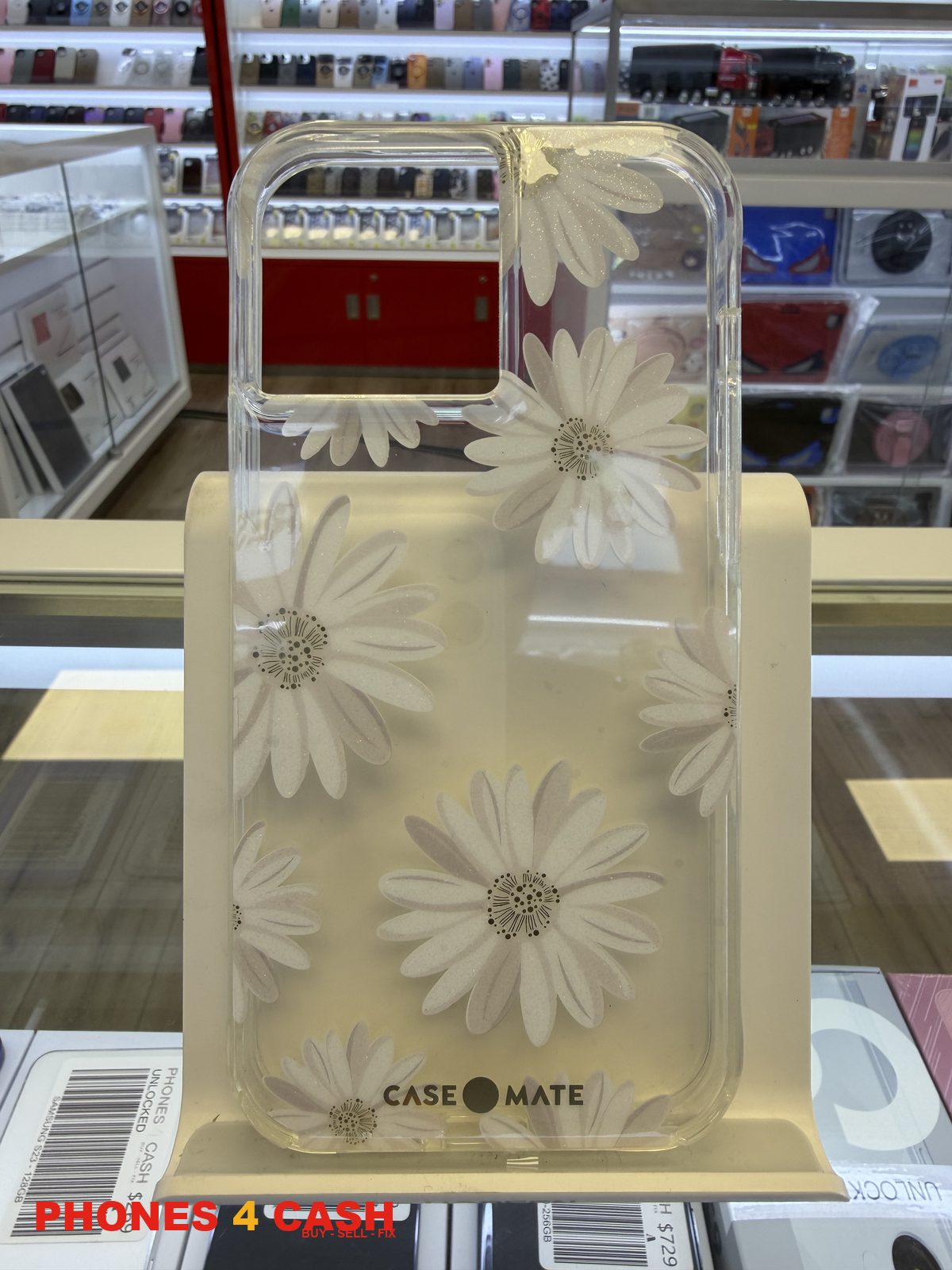 iPhone 13 Pro Max Case - Daisy Floral Clear
