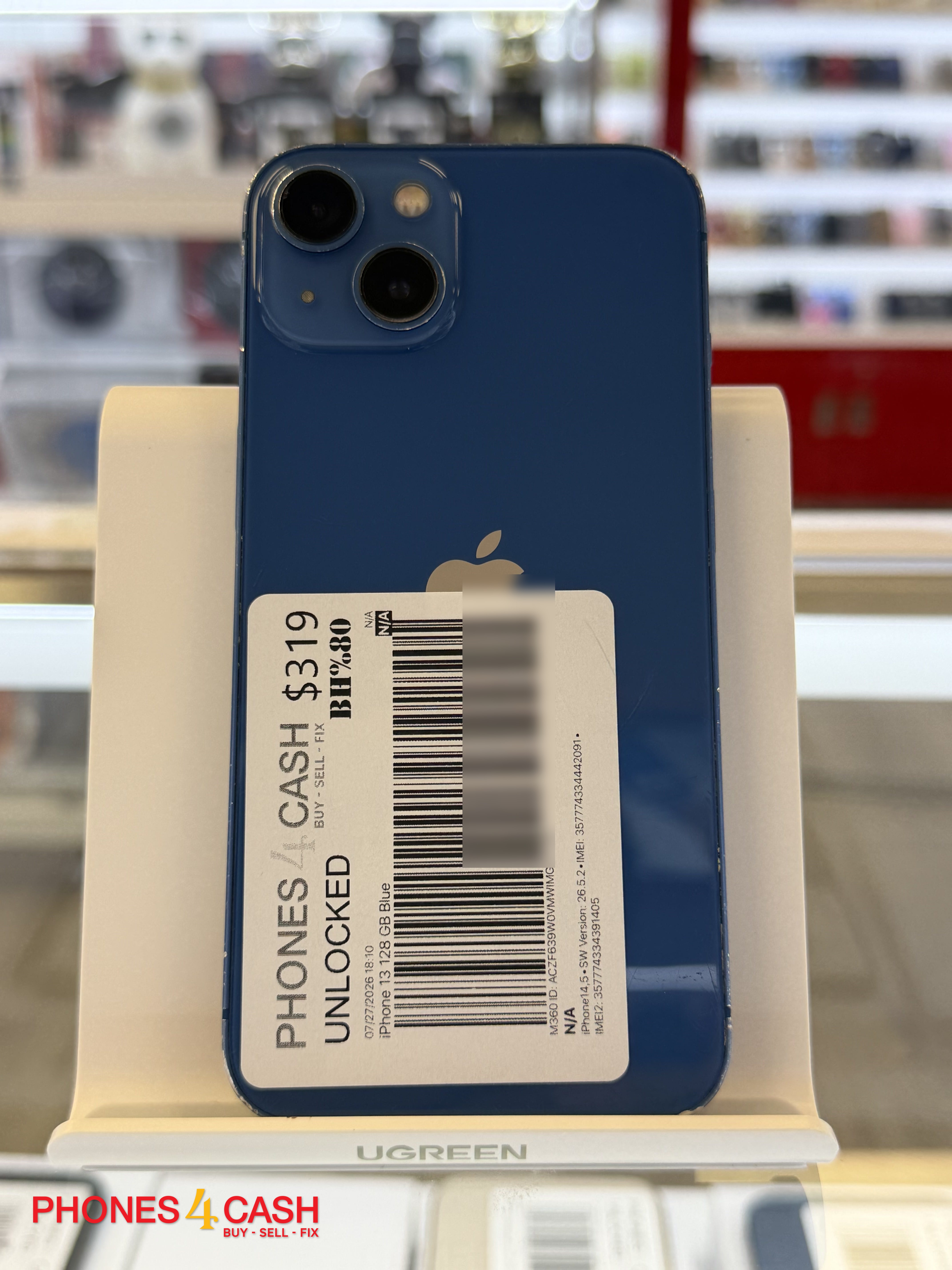 iPhone 13 - 128GB Blue (Unlocked) - photo 1