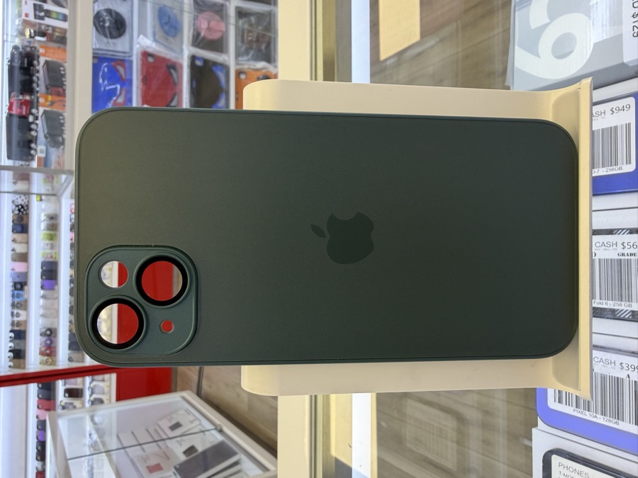 iPhone 14 & 15 Plus Case - Frosted Matte - Forest Green