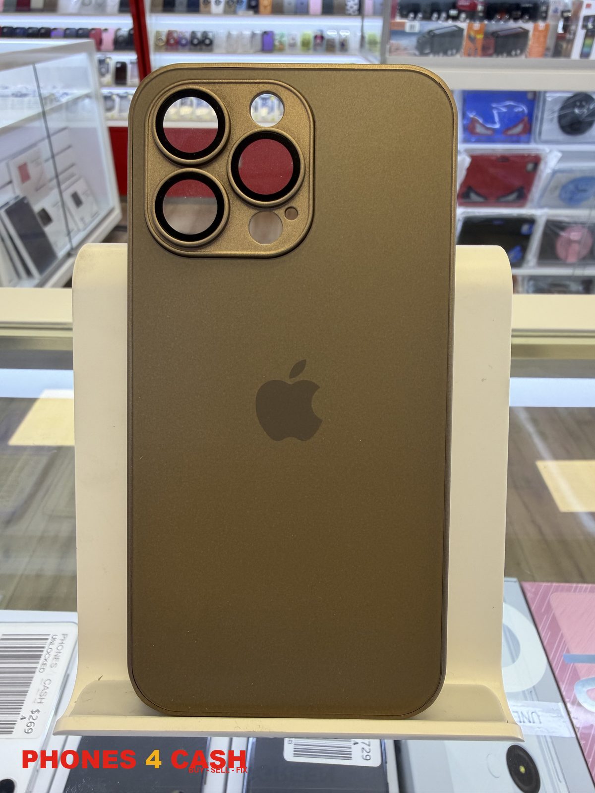 iPhone 13 Pro Case - Frosted MagSafe (Gold)