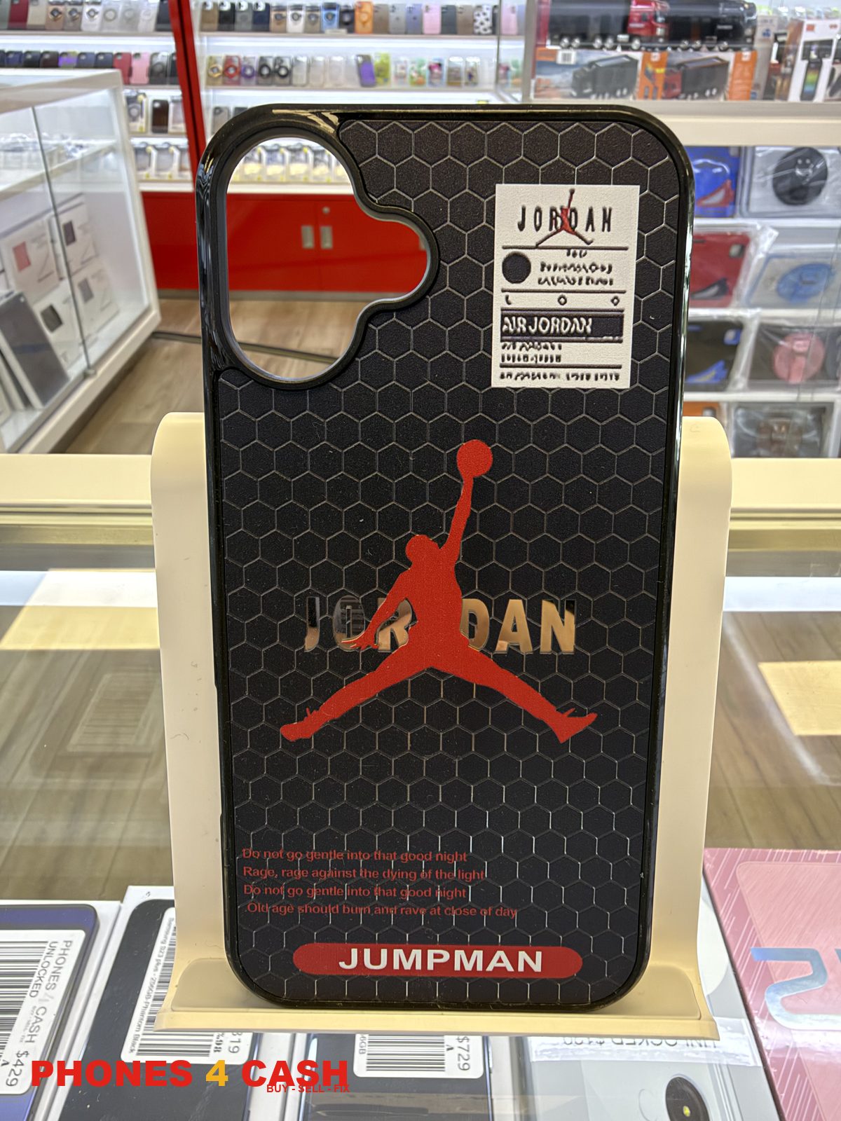 iPhone 16 Plus Case - Jordan Jumpman Black