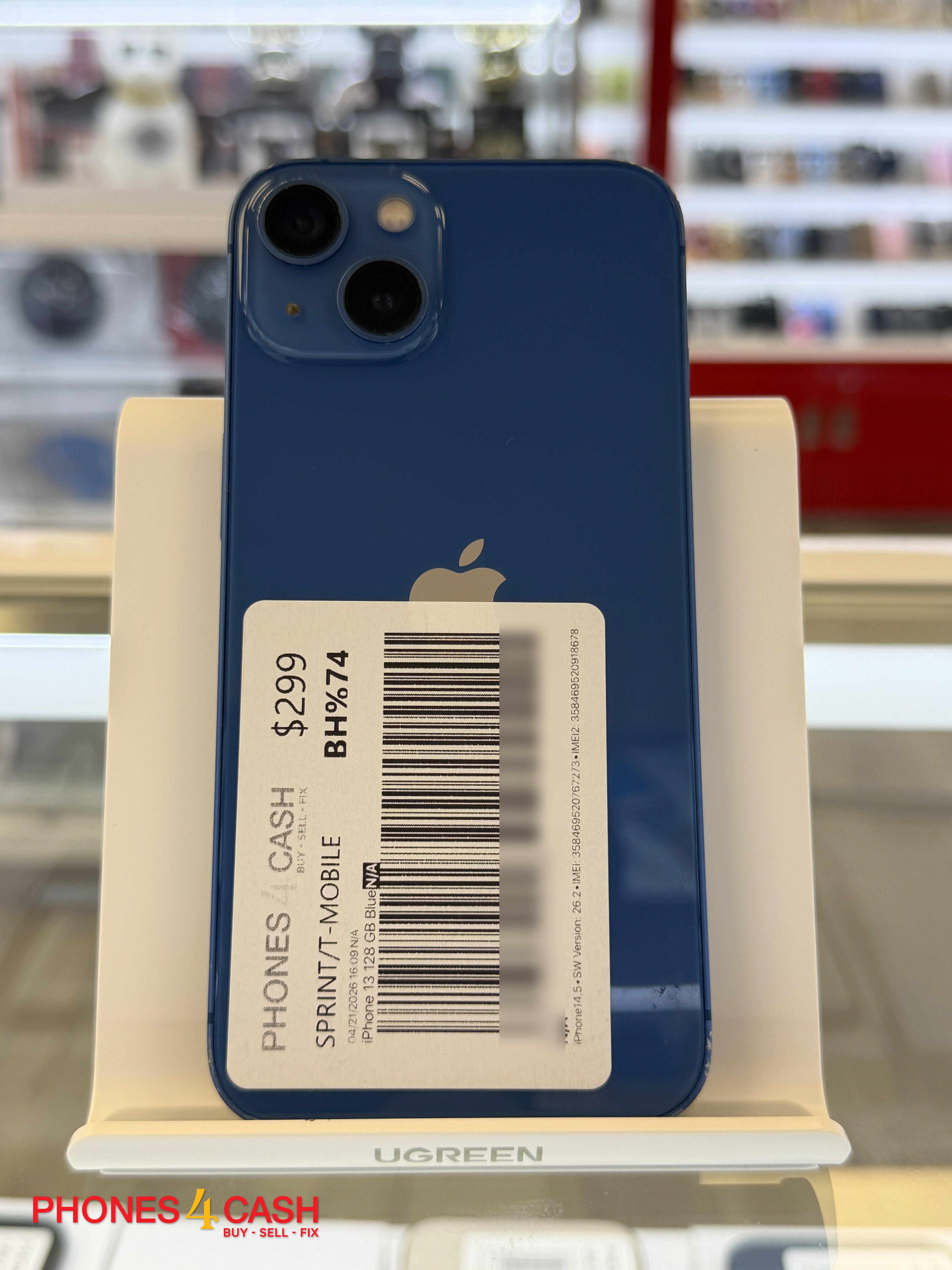iPhone 13 - 128GB Blue (Sprint / T-Mobile) - photo 1