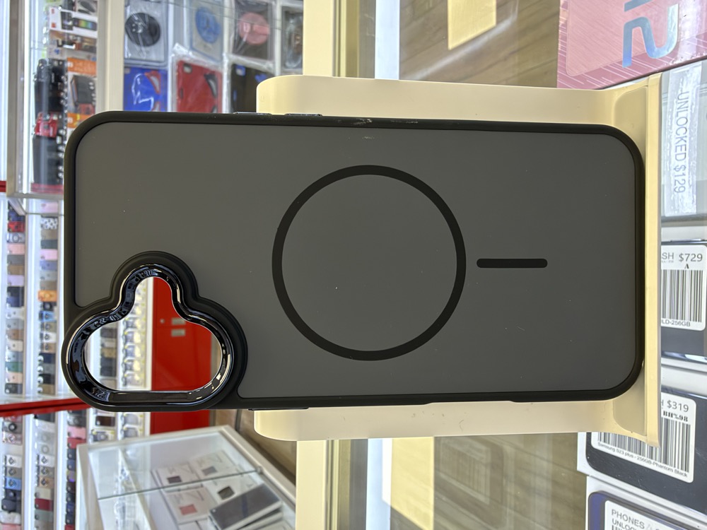 iPhone 16 Case - Frosted MagSafe with Black Trim
