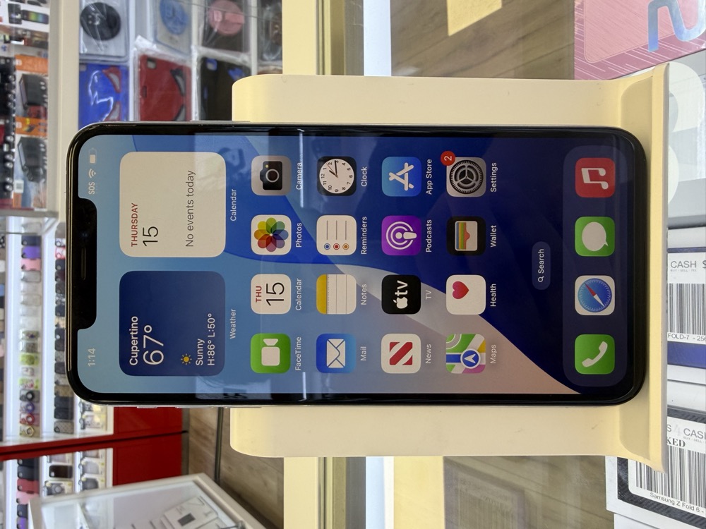 iPhone XS Max 256GB Silver Cellular [A1921] [iPhone11,4] - 256GB SILVER (Unlocked)