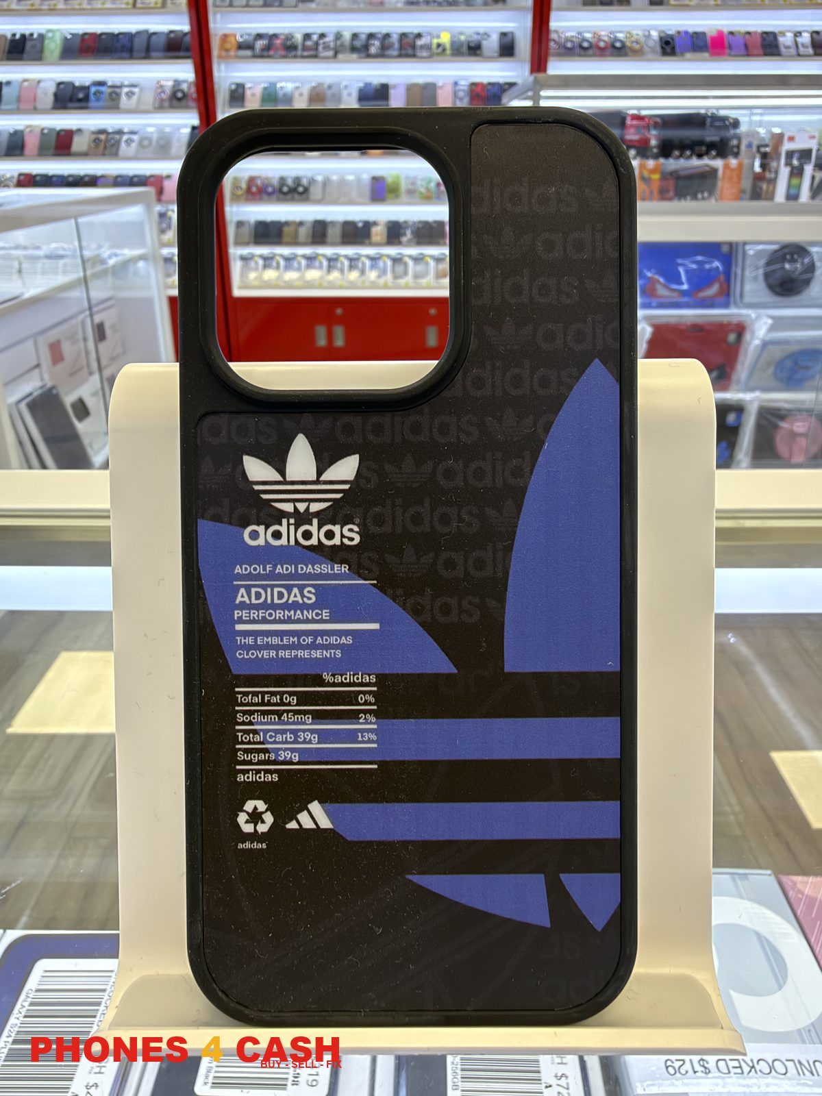 iPhone 15 Pro Case - adidas Trefoil Black