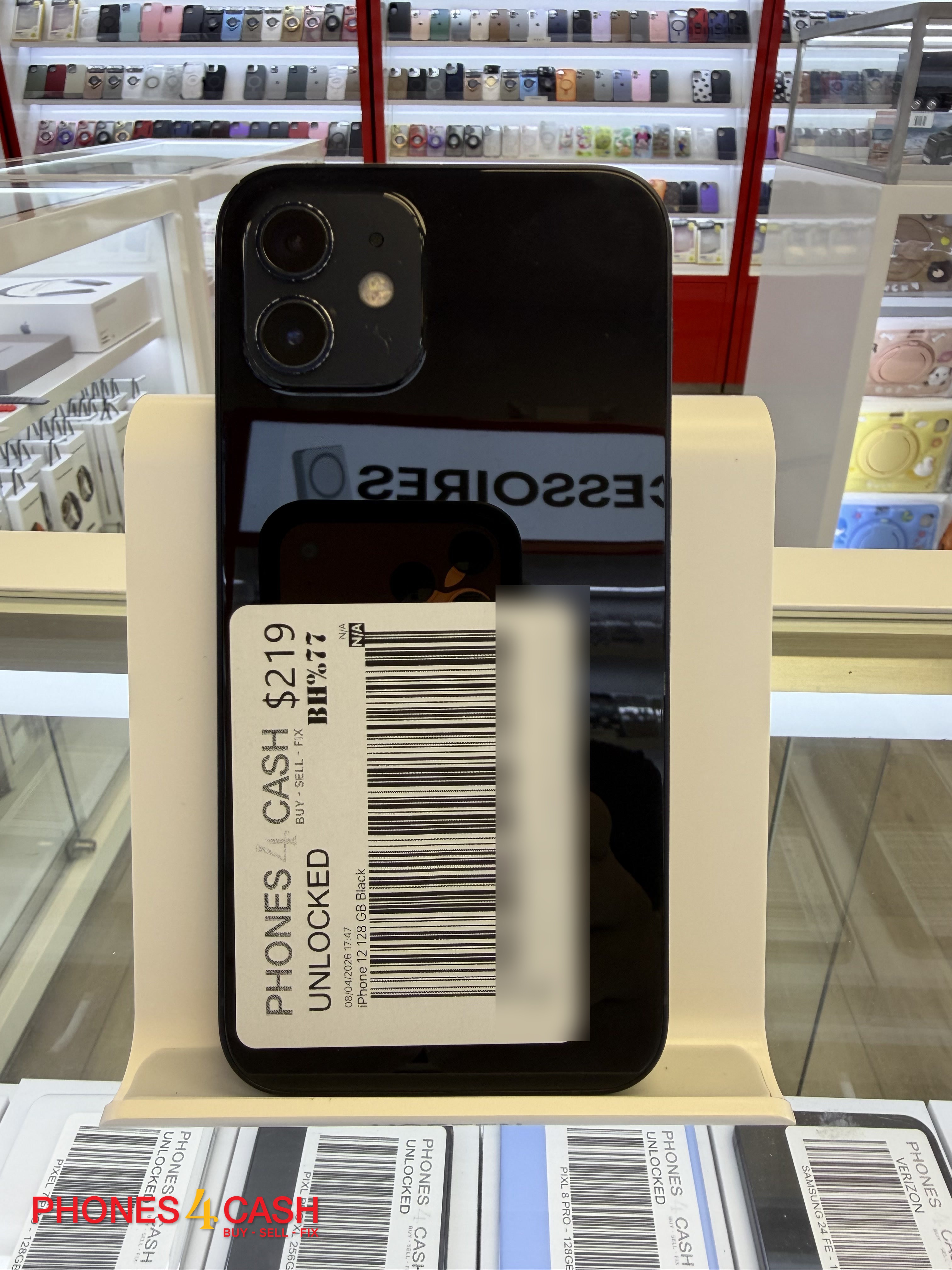 iPhone 12 - 128GB Black (Unlocked) - photo 1