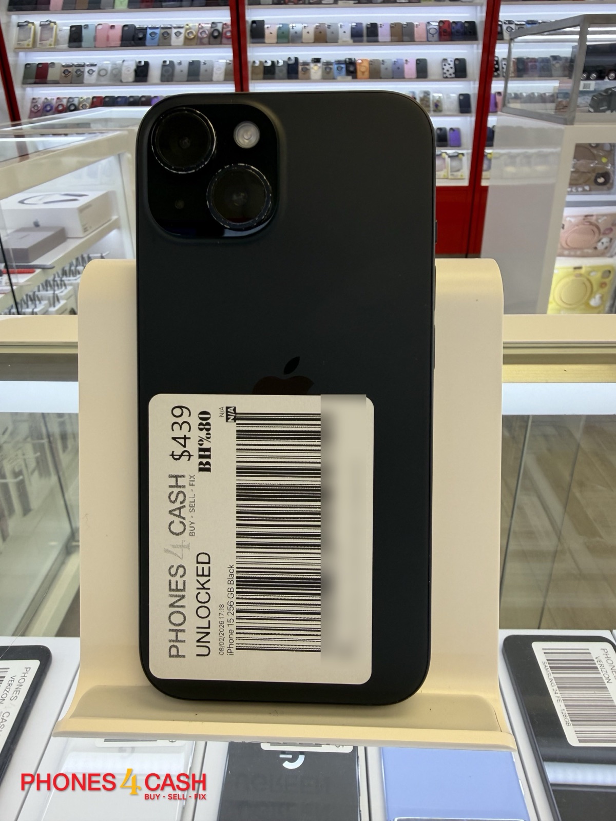 iPhone 15 - 256GB Black (Unlocked)