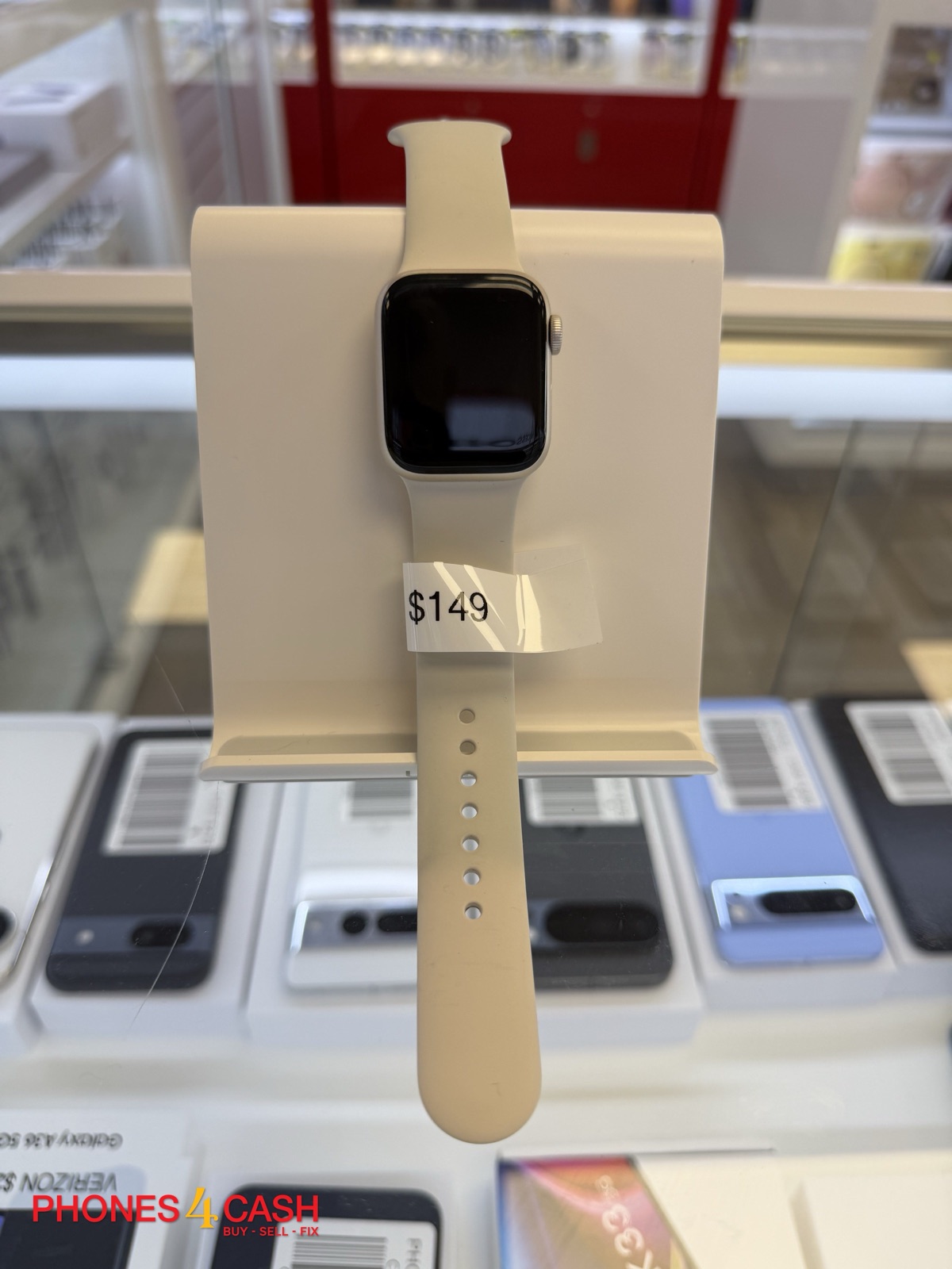 Apple Watch SE (2nd Gen) - 40mm Starlight Aluminum, Sport Band (GPS)