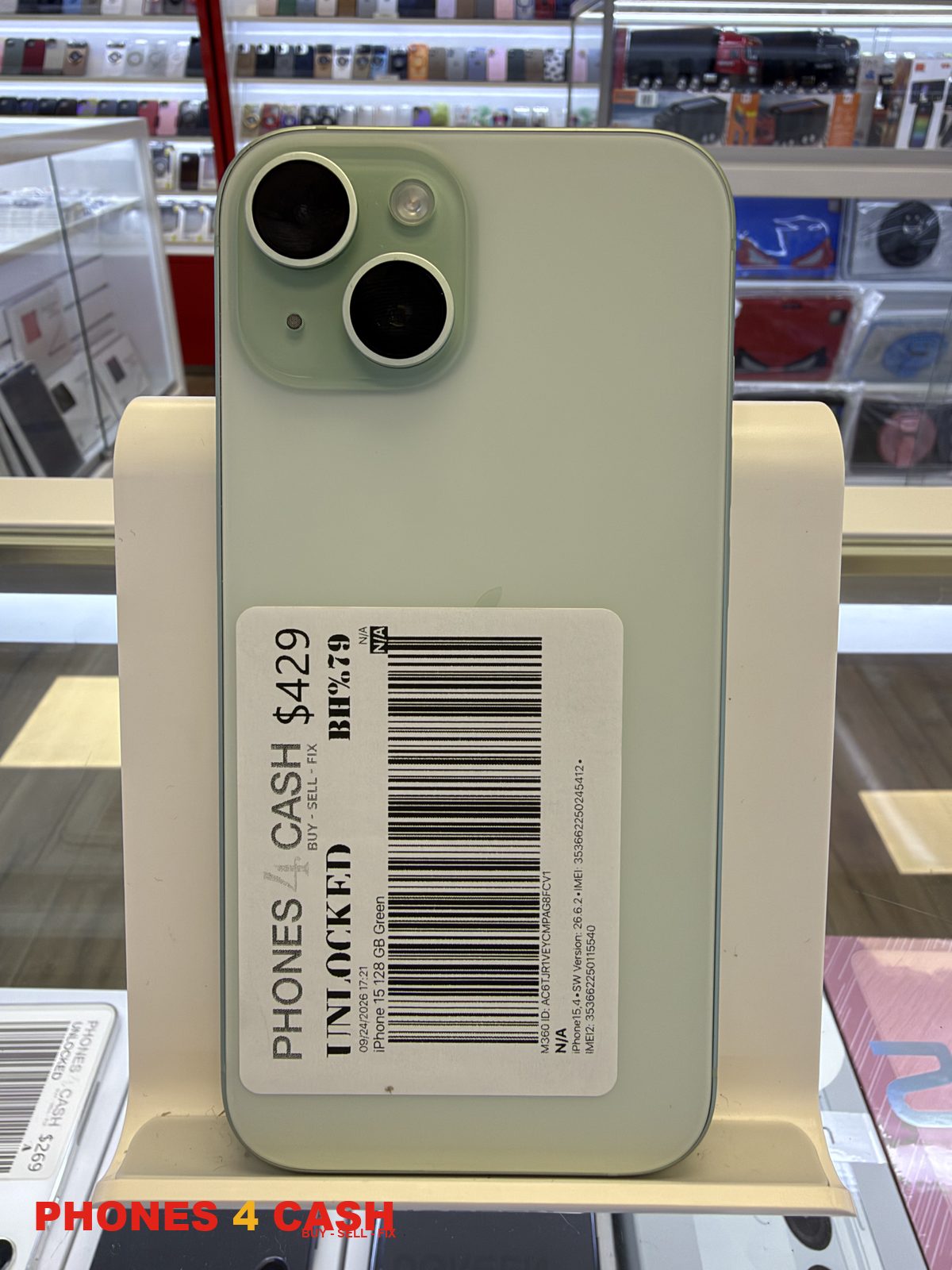 iPhone 15 - 128GB Green (Unlocked)