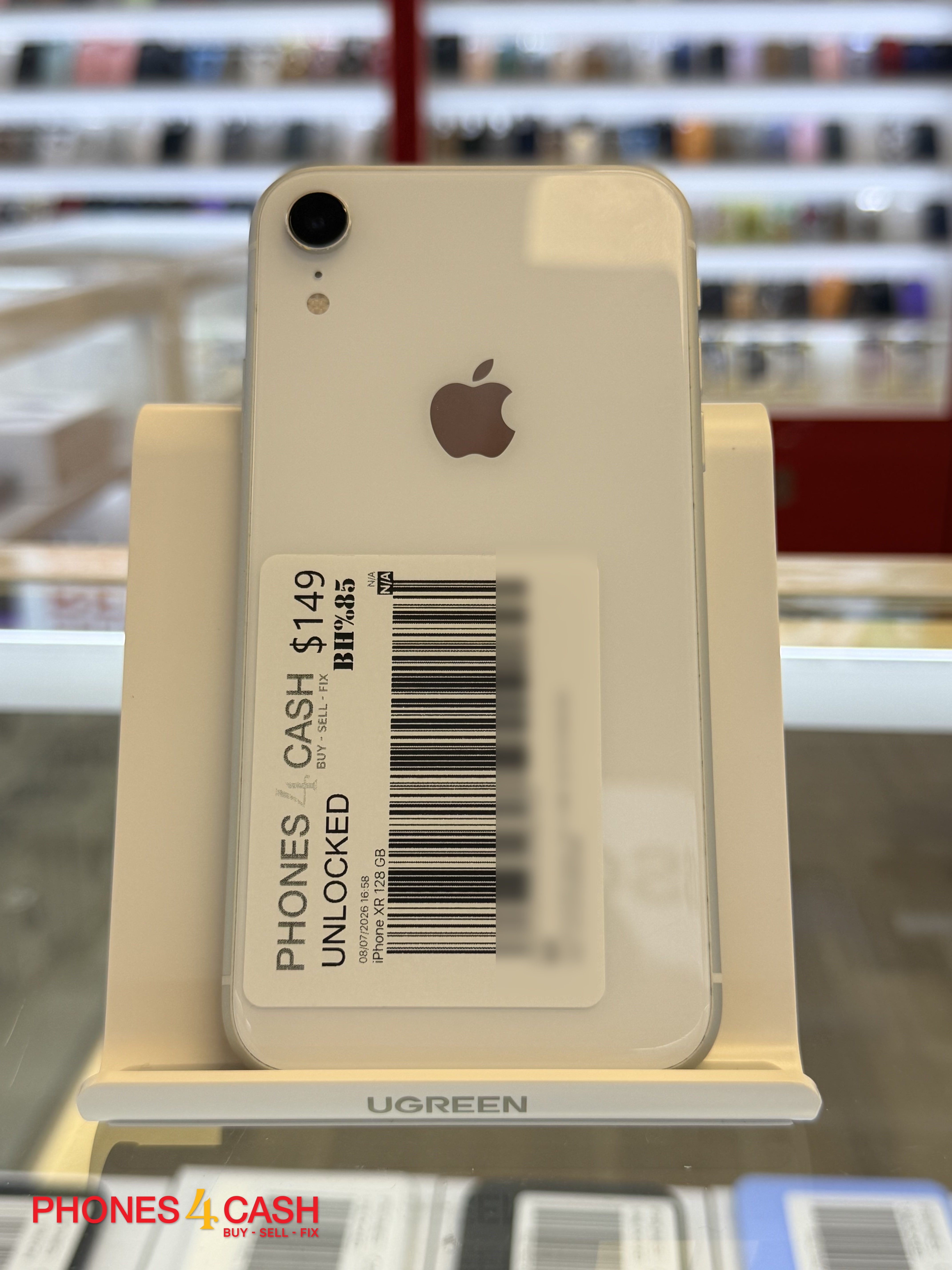 iPhone XR - 128GB White (Unlocked) - photo 1