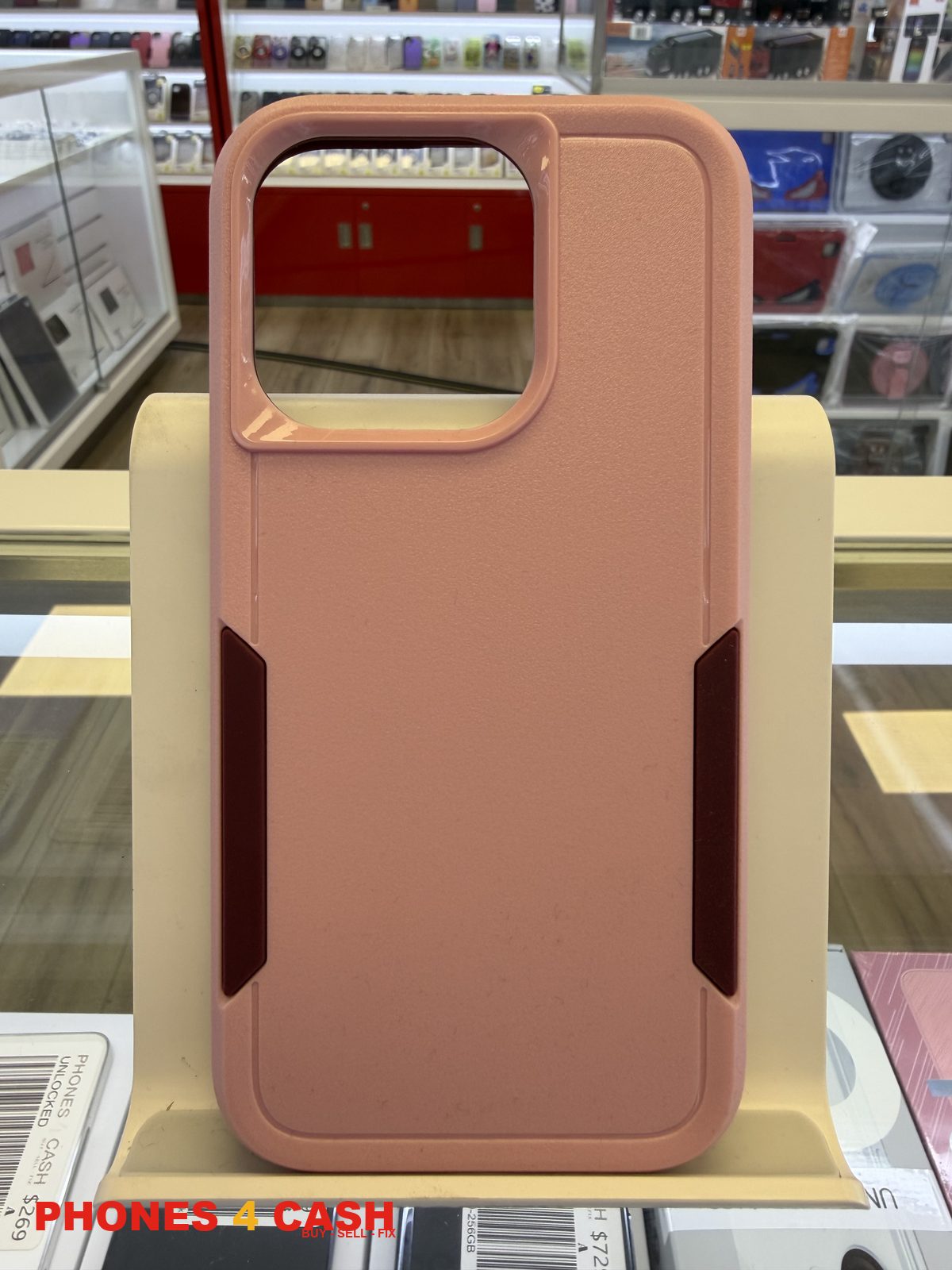 iPhone 13 Pro Case - Card Holder MagSafe (Pink)