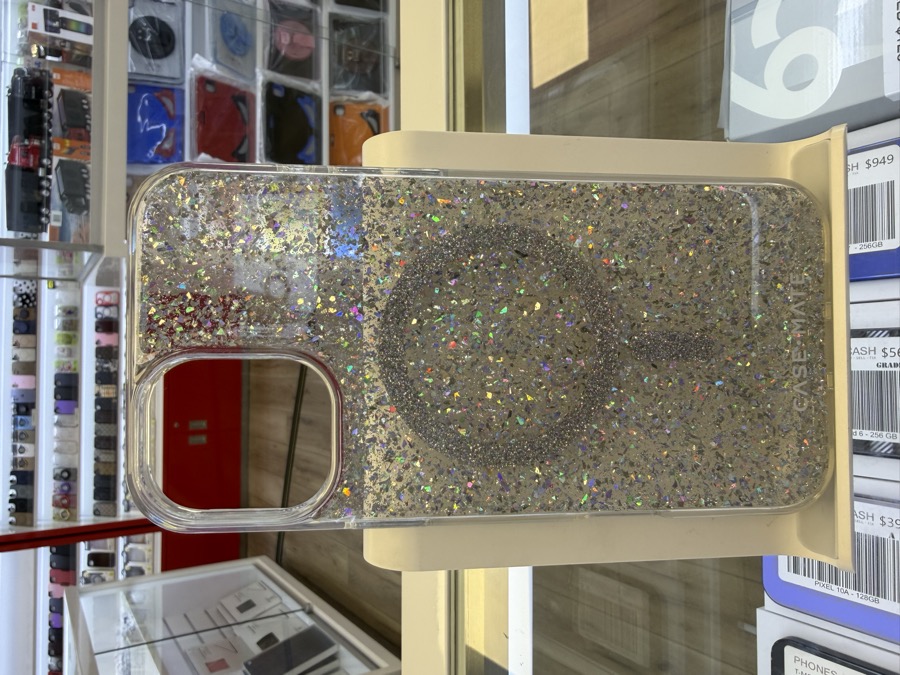 iPhone 14 & 15 Plus Case - Case-Mate Glitter MagSafe