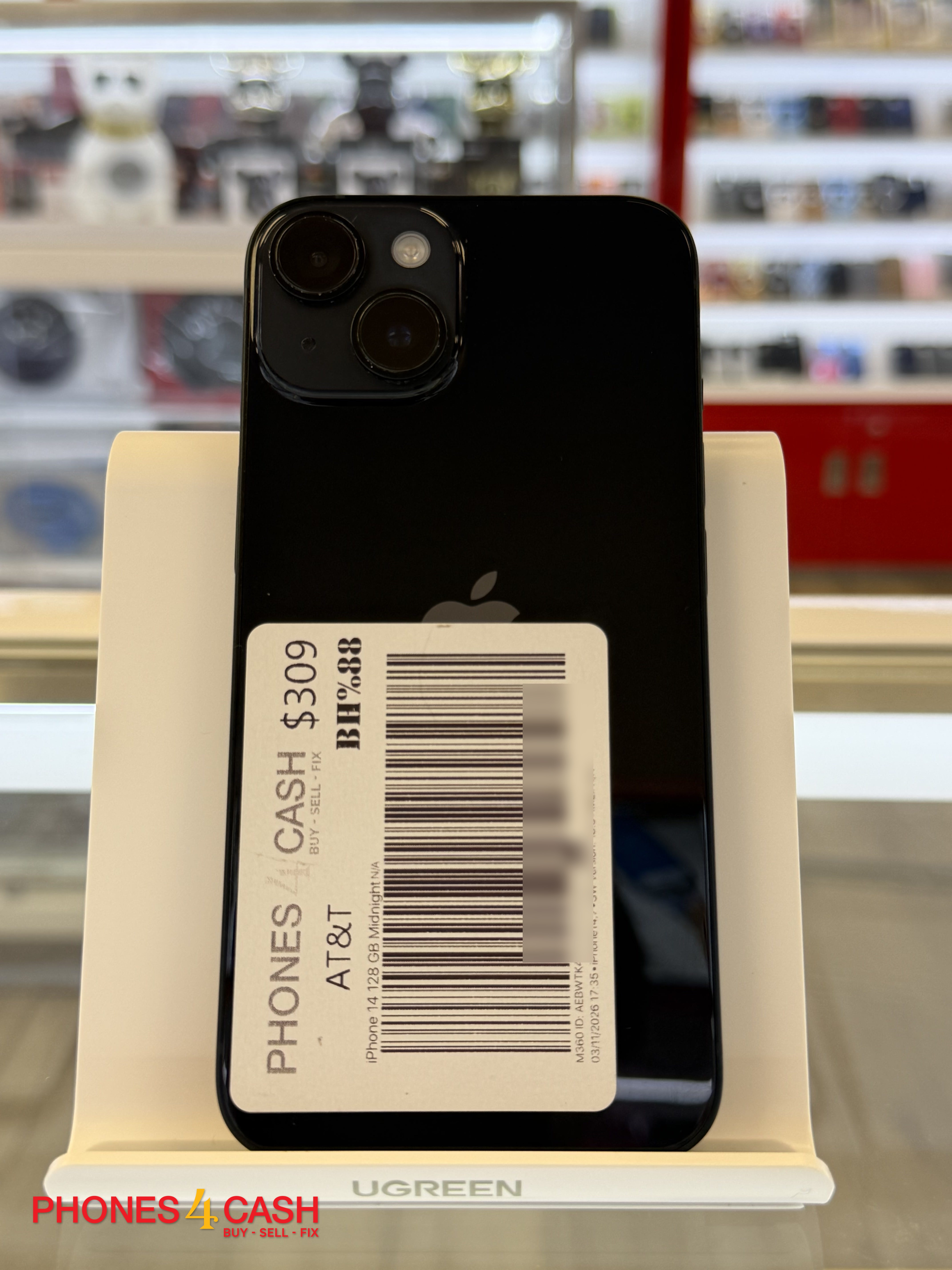 iPhone 14 - 128GB Midnight (AT&T) - photo 1