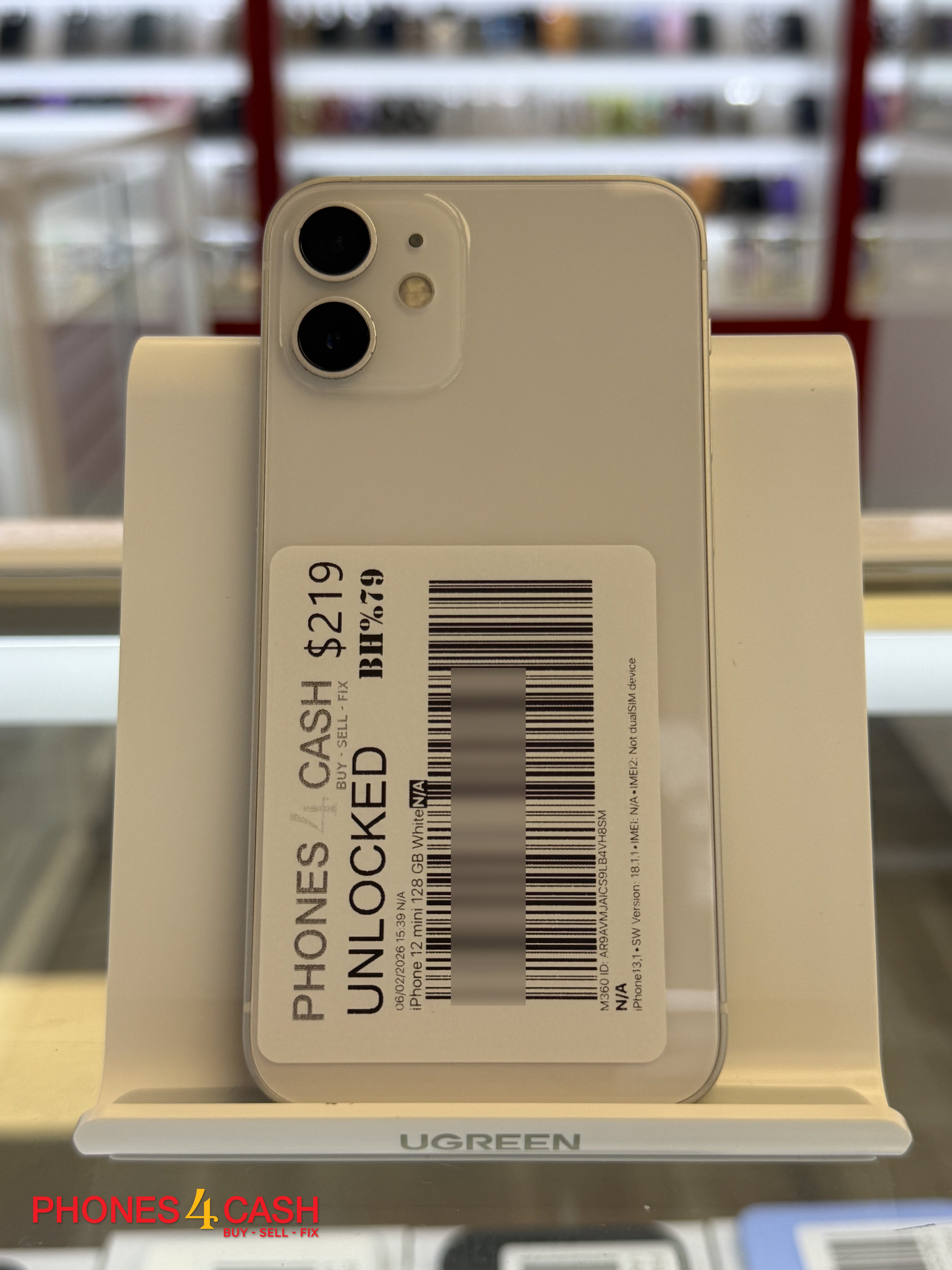 iPhone 12 mini - 128GB White (Unlocked) - photo 1