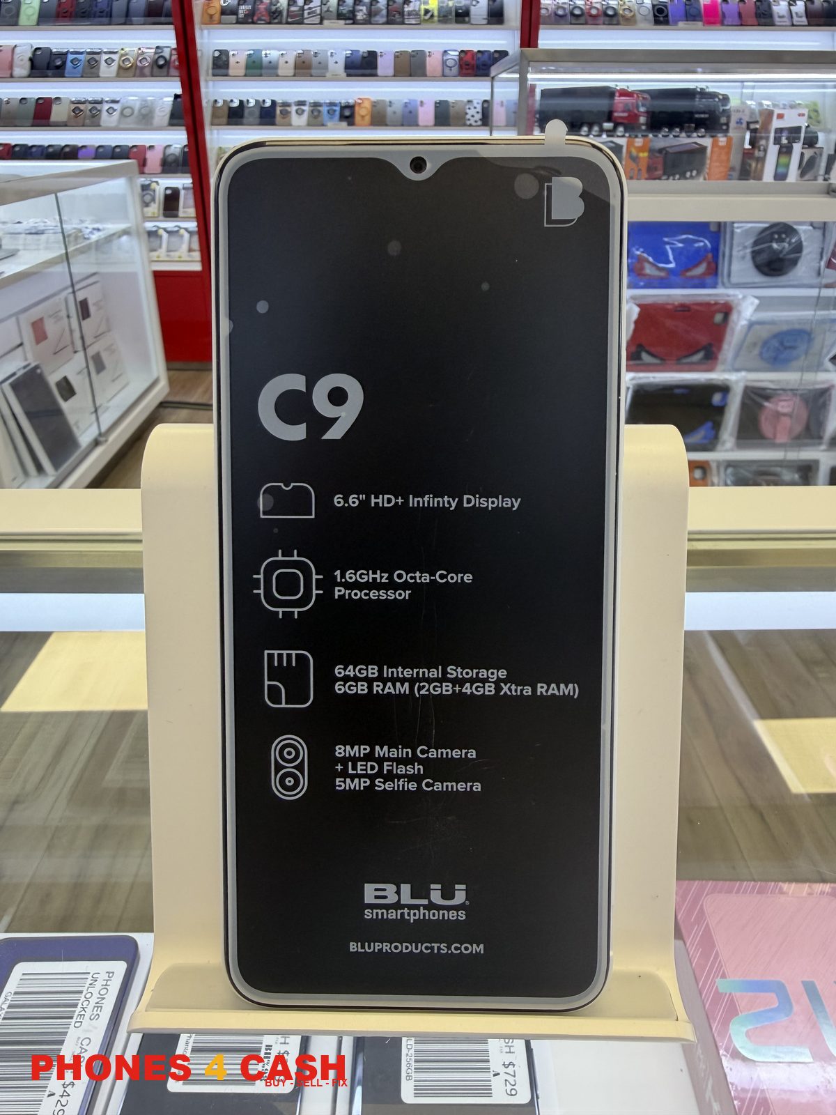 BLU C9 - 64GB White (Unlocked) - Brand New