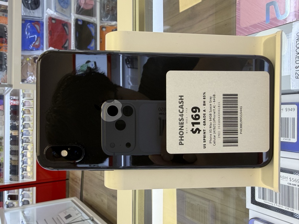 iPhone XS Max 64GB Space Gray Cellular [A1921] [iPhone11,4] - 64GB Space Gray (US Sprint) at Phones4Cash Cincinnati