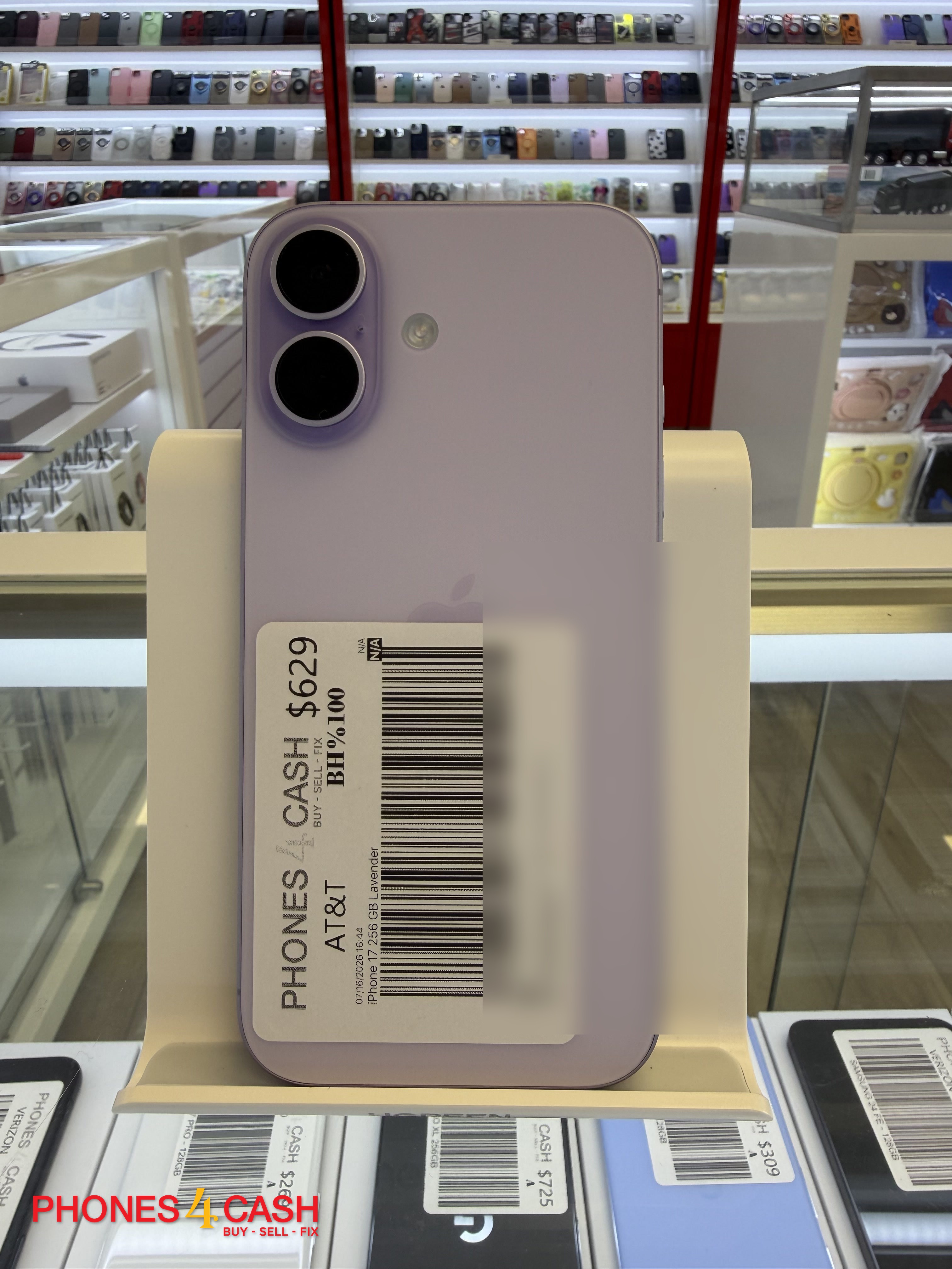iPhone 17 - 256GB Lavender (AT&T) - photo 1