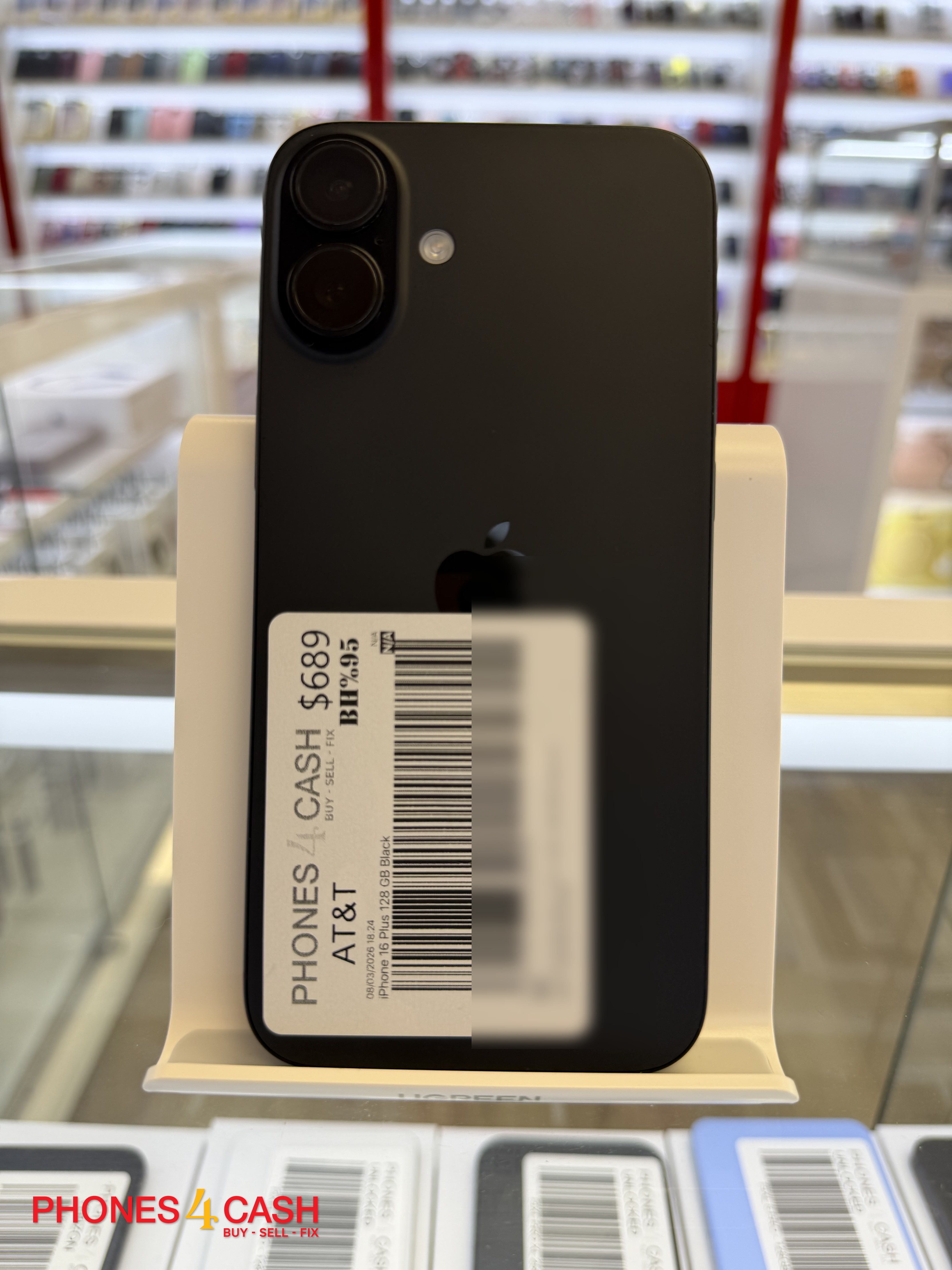 iPhone 16 Plus - 128GB Black (AT&T) - photo 1