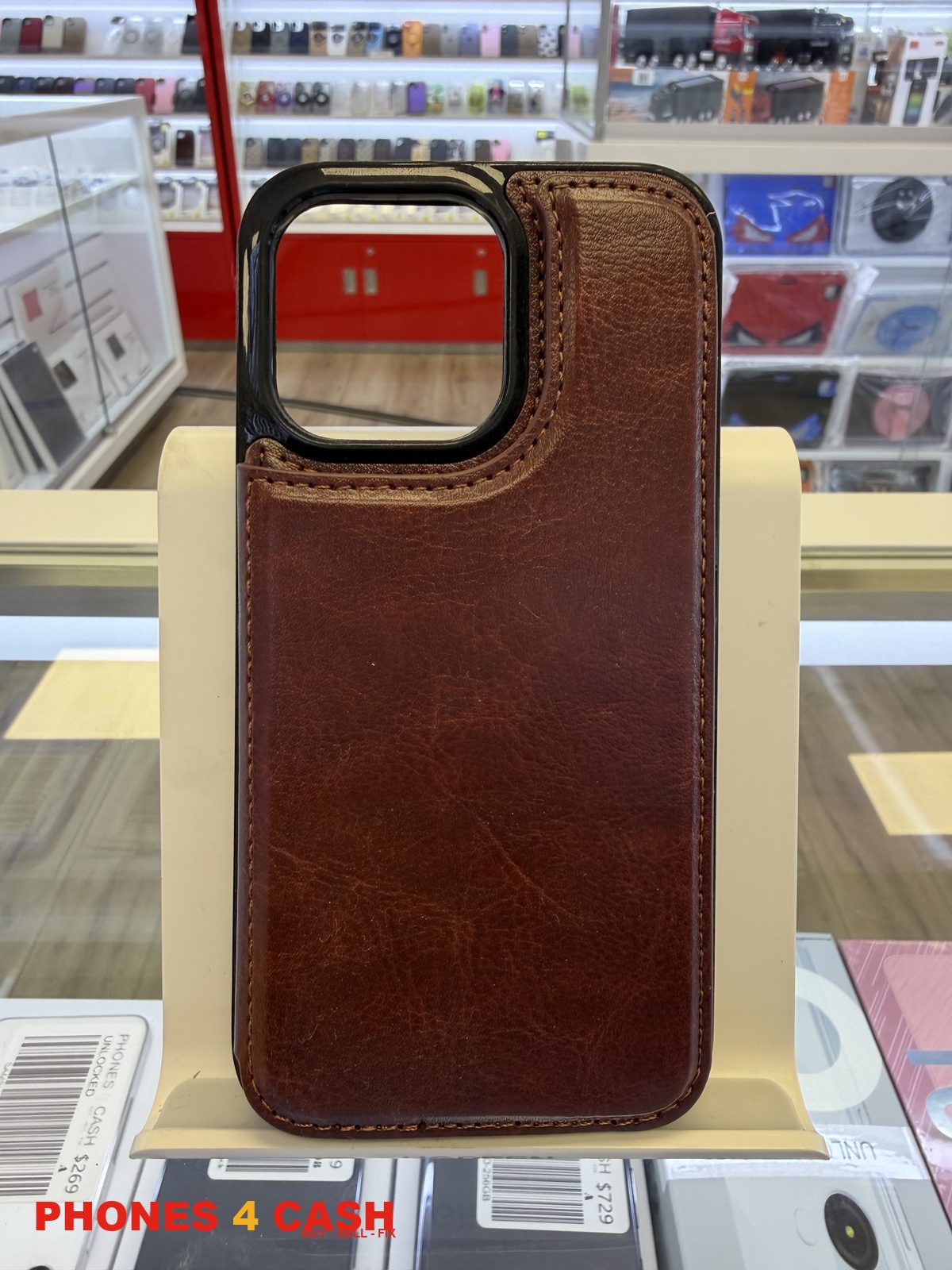 iPhone 13 Pro Case - Leather MagSafe (Brown)