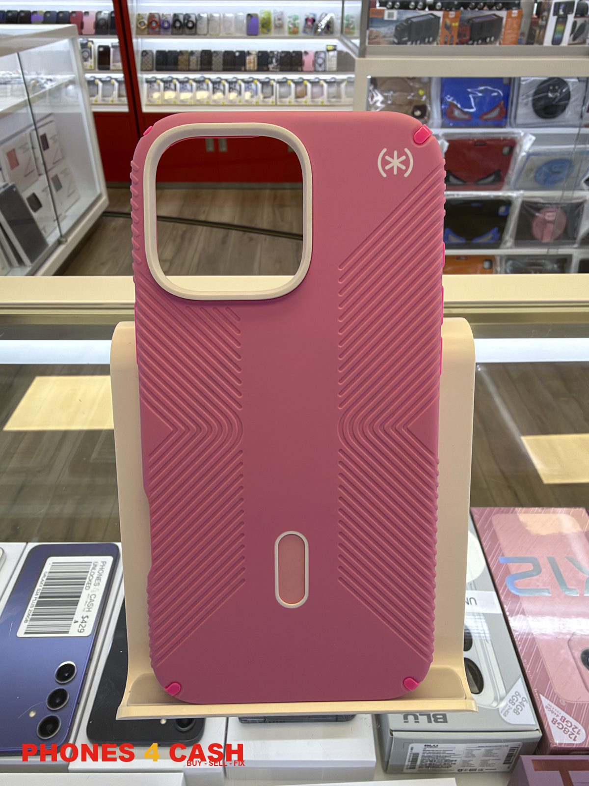 iPhone 16 Pro Max Case - Pink Grip