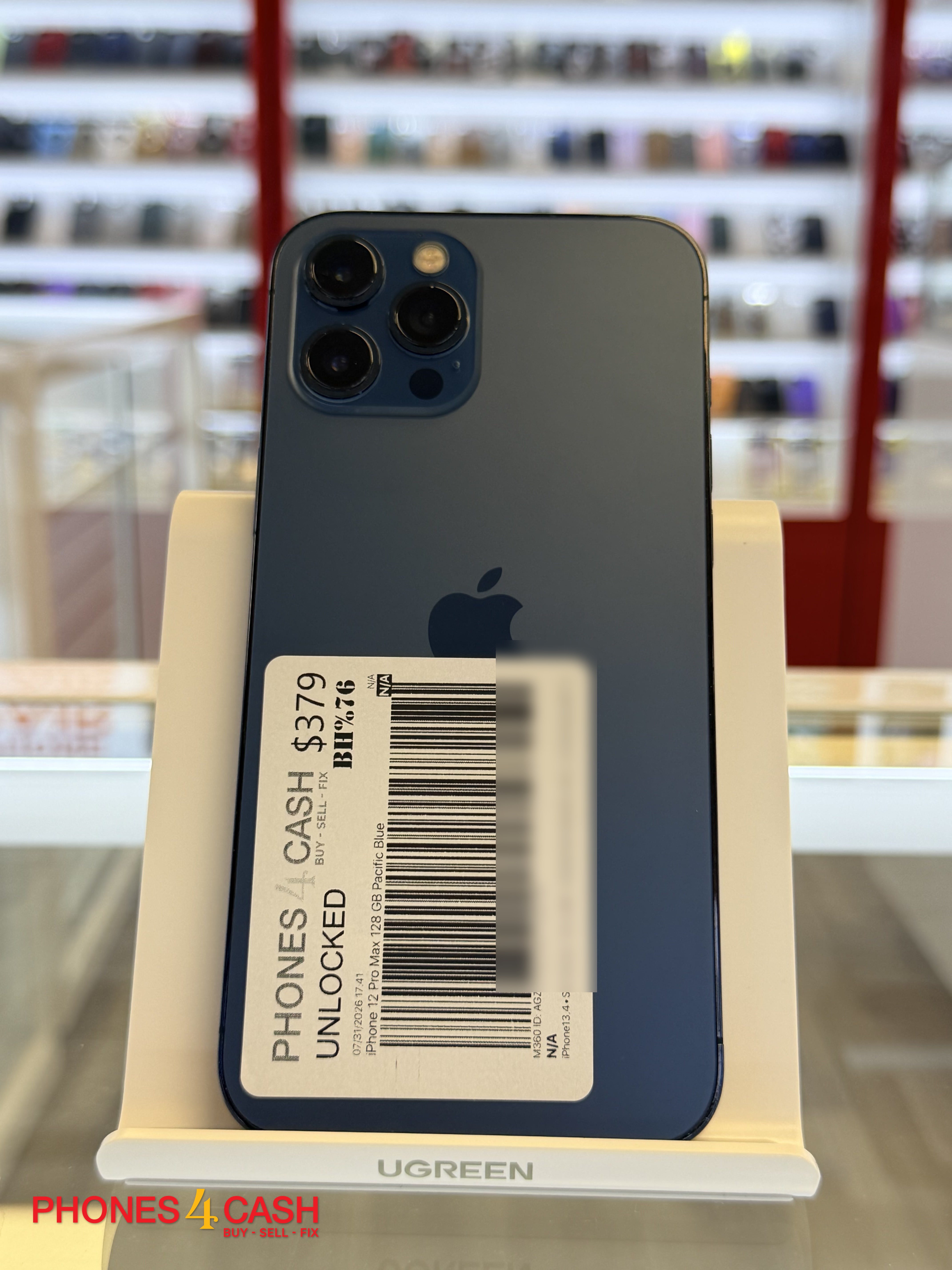 iPhone 12 Pro Max - 128GB Pacific Blue (Unlocked) - photo 1