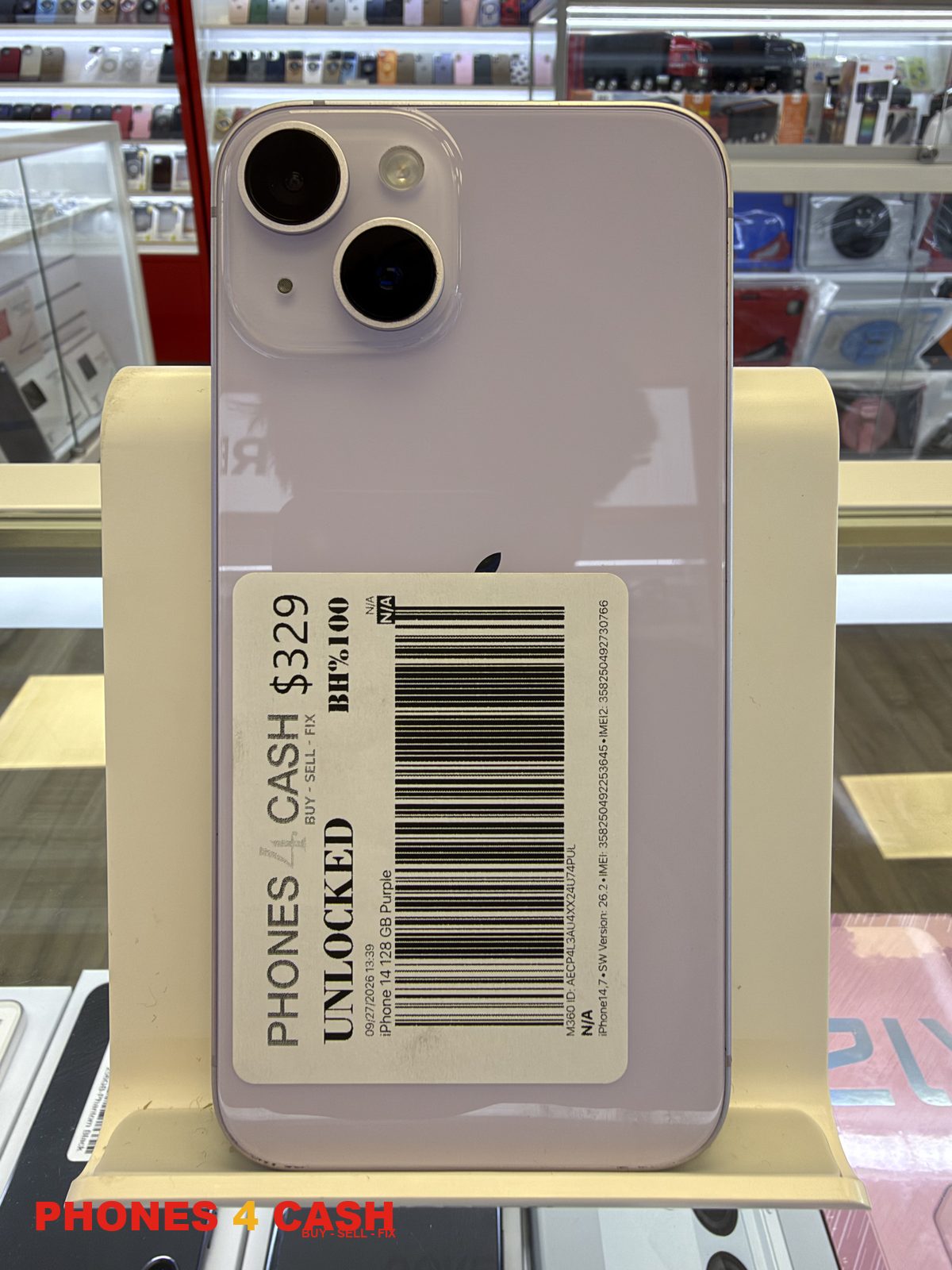 iPhone 14 - 128GB Purple (Unlocked)