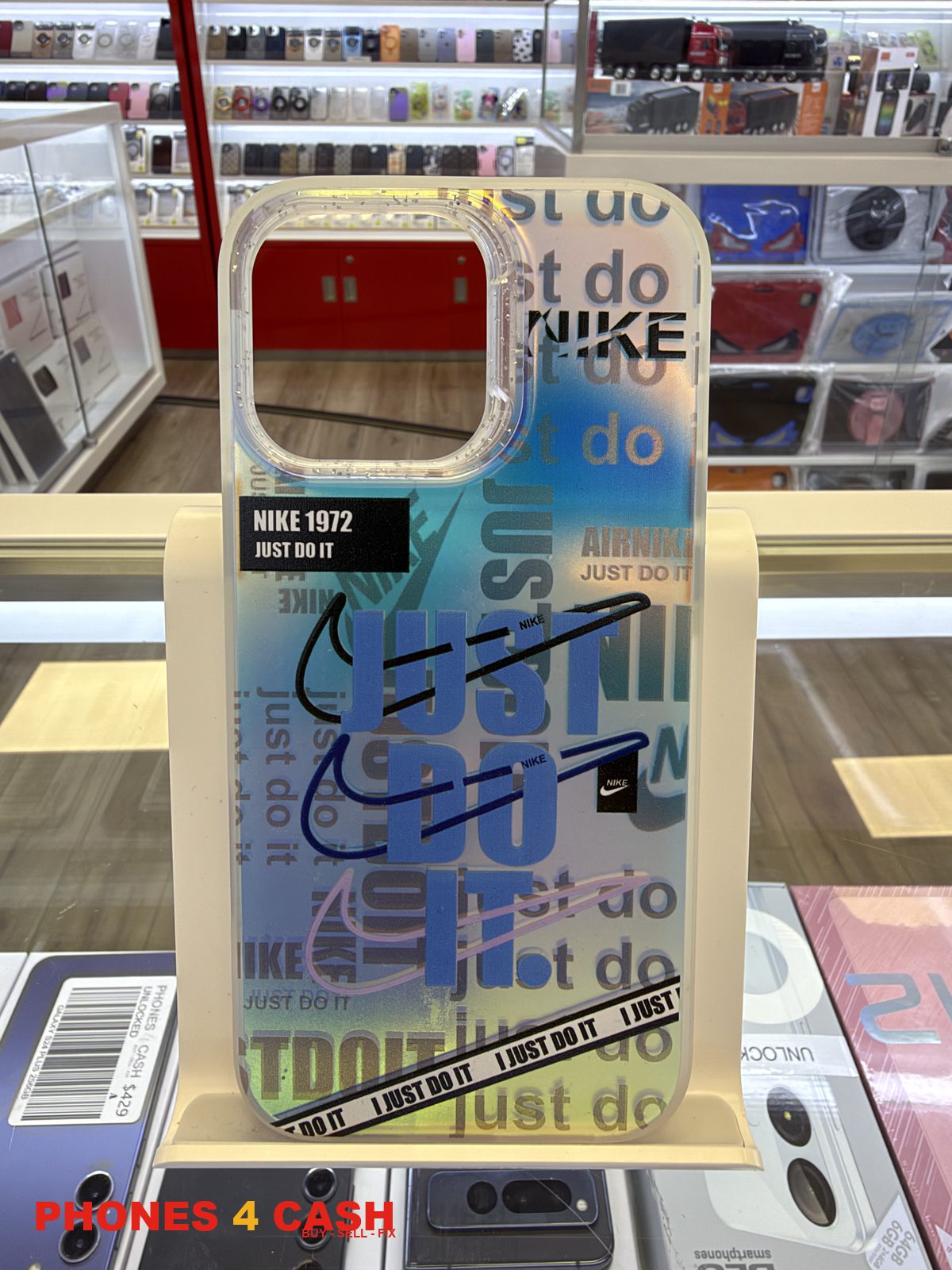 iPhone 16 Pro Max Case - Nike Just Do It Holographic