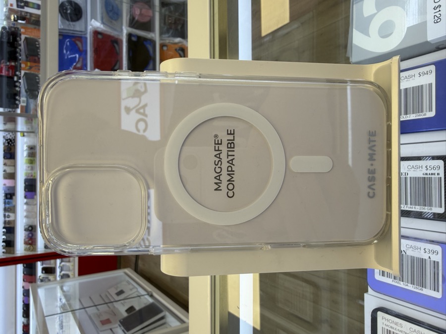 iPhone 14 & 15 Plus Case - Case-Mate Clear MagSafe