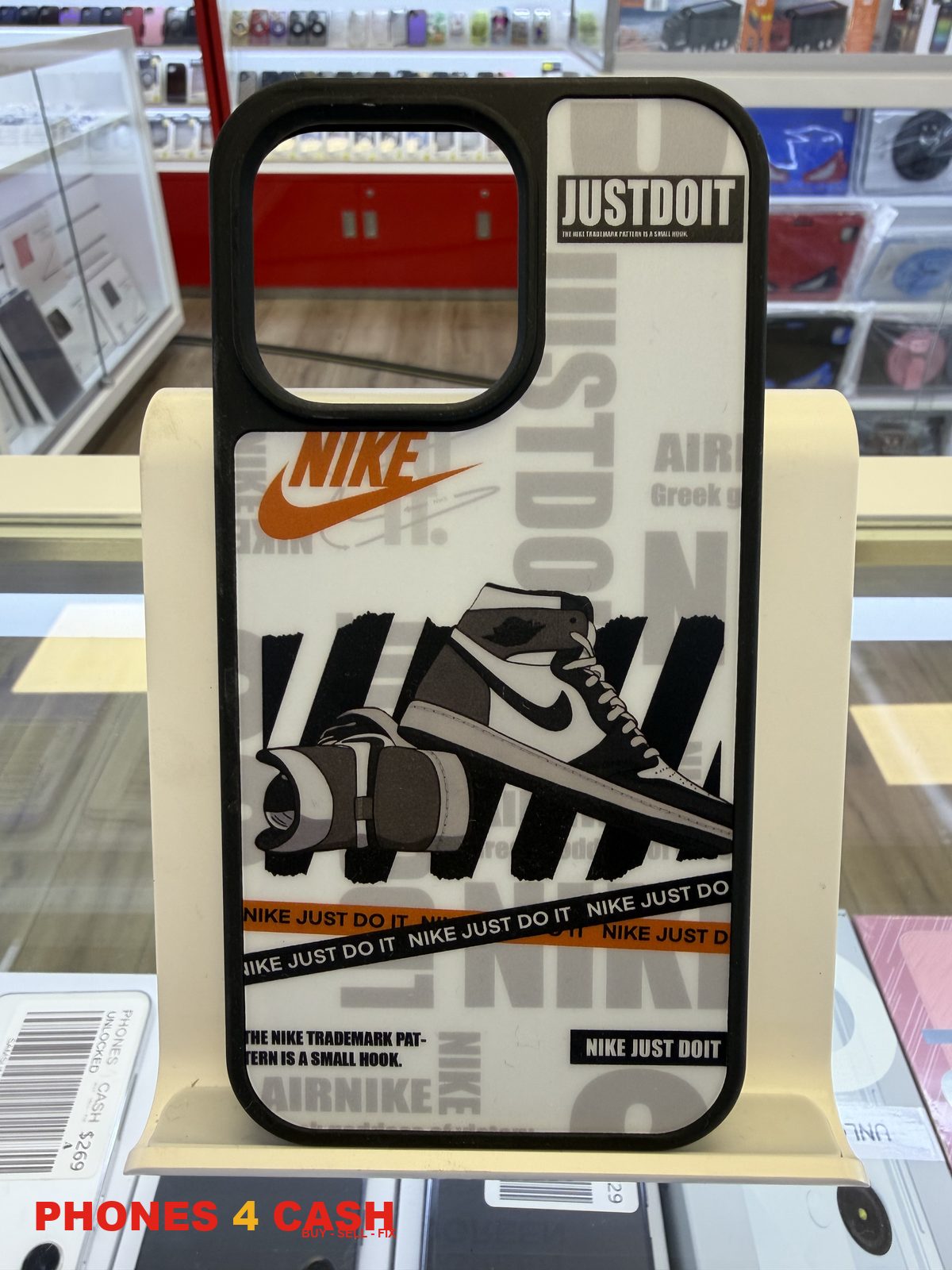 iPhone 13 Pro Case - Sneaker Collage Print (White)