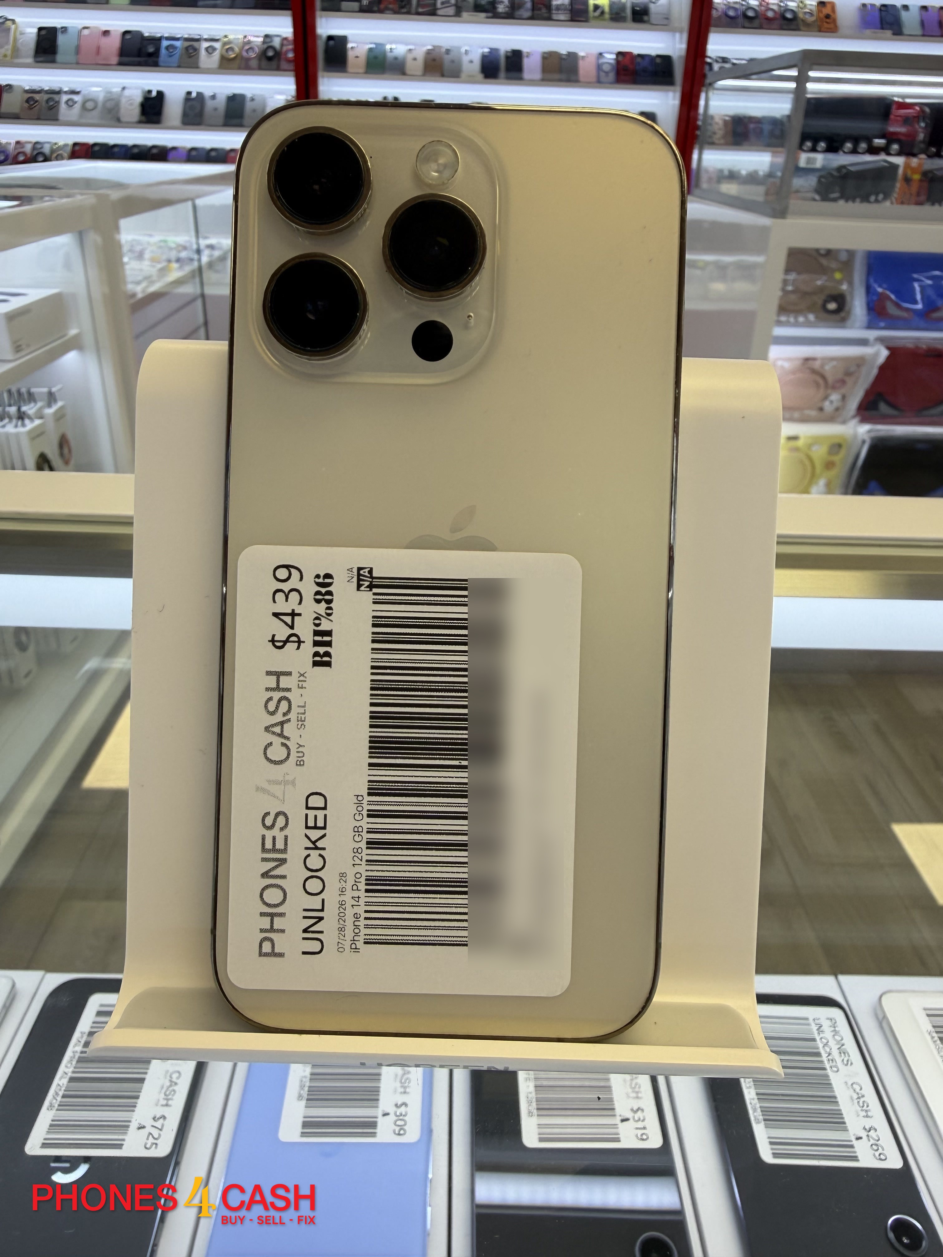 iPhone 14 Pro - 128GB Gold (Unlocked) - photo 1