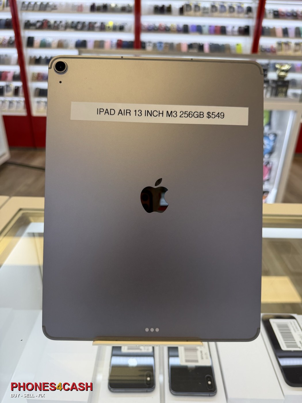 iPad Air 13-inch (M3) - 256GB Wi-Fi + Cellular (Verizon), Space Gray